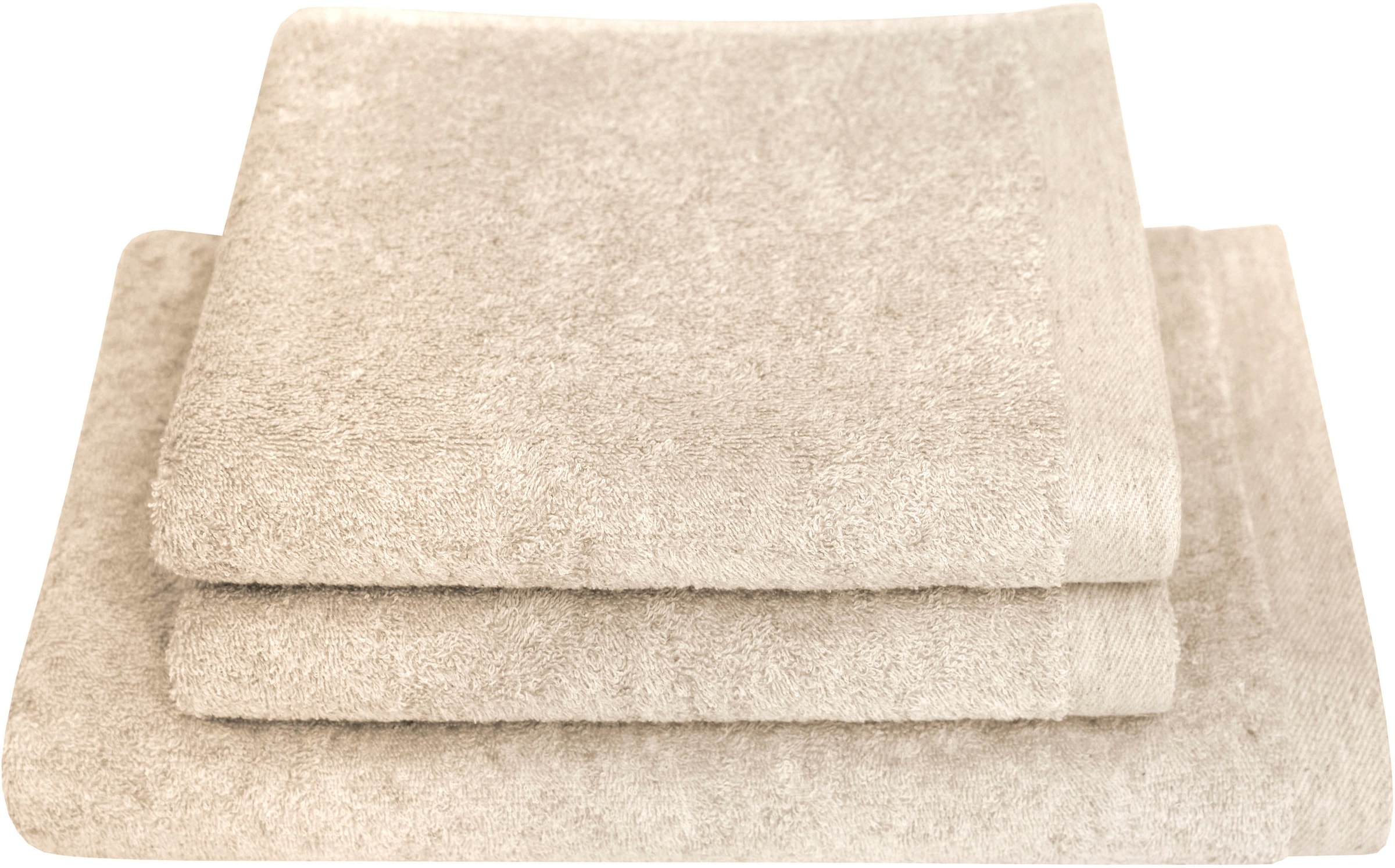 Dyckhoff Handtuch Set "Deep Harmony Element" Set 3 Stk. Frottier 15% Hanf; günstig online kaufen