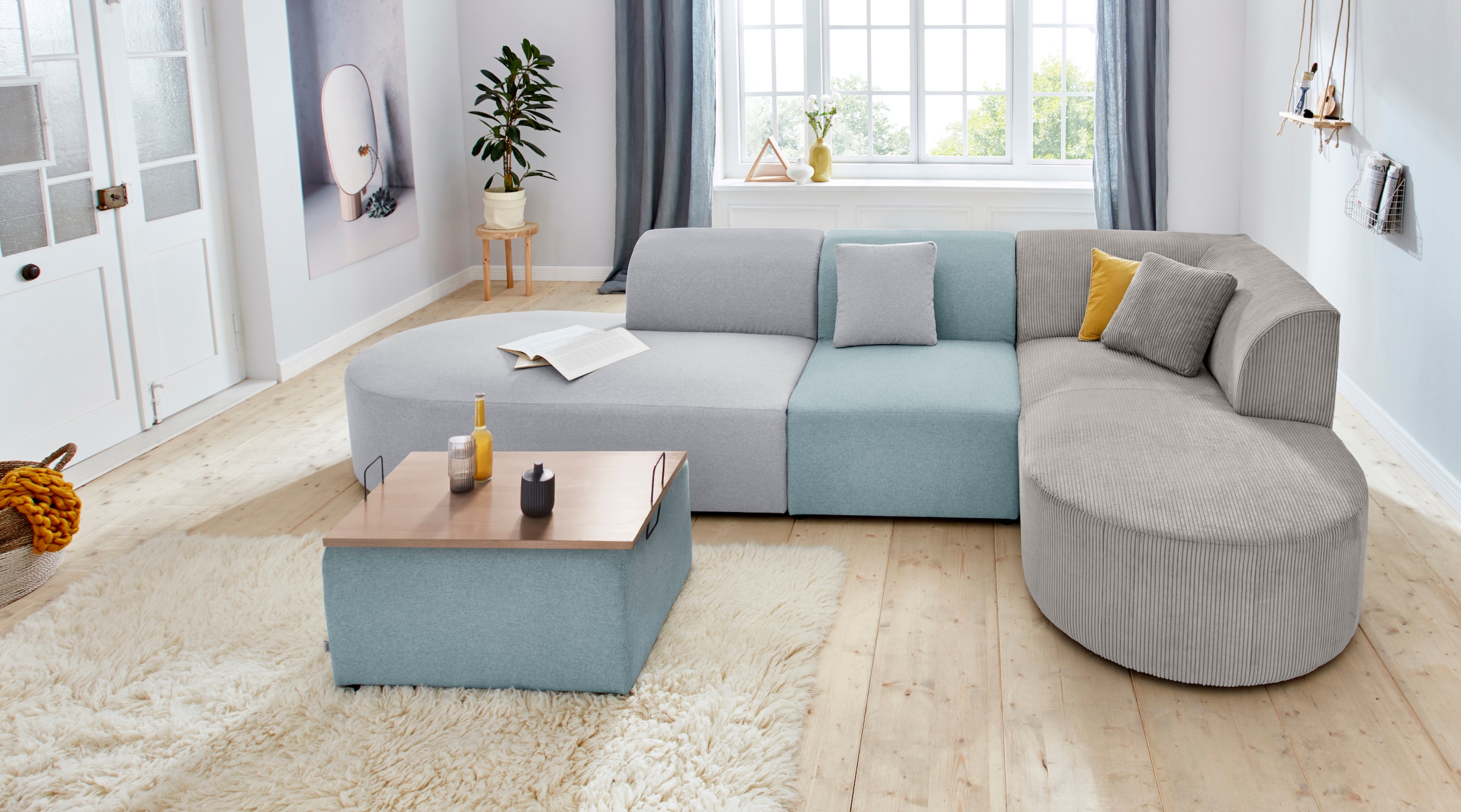 andas Sofa-Eckelement »Alesund«, als Einzelelement oder Modulteil