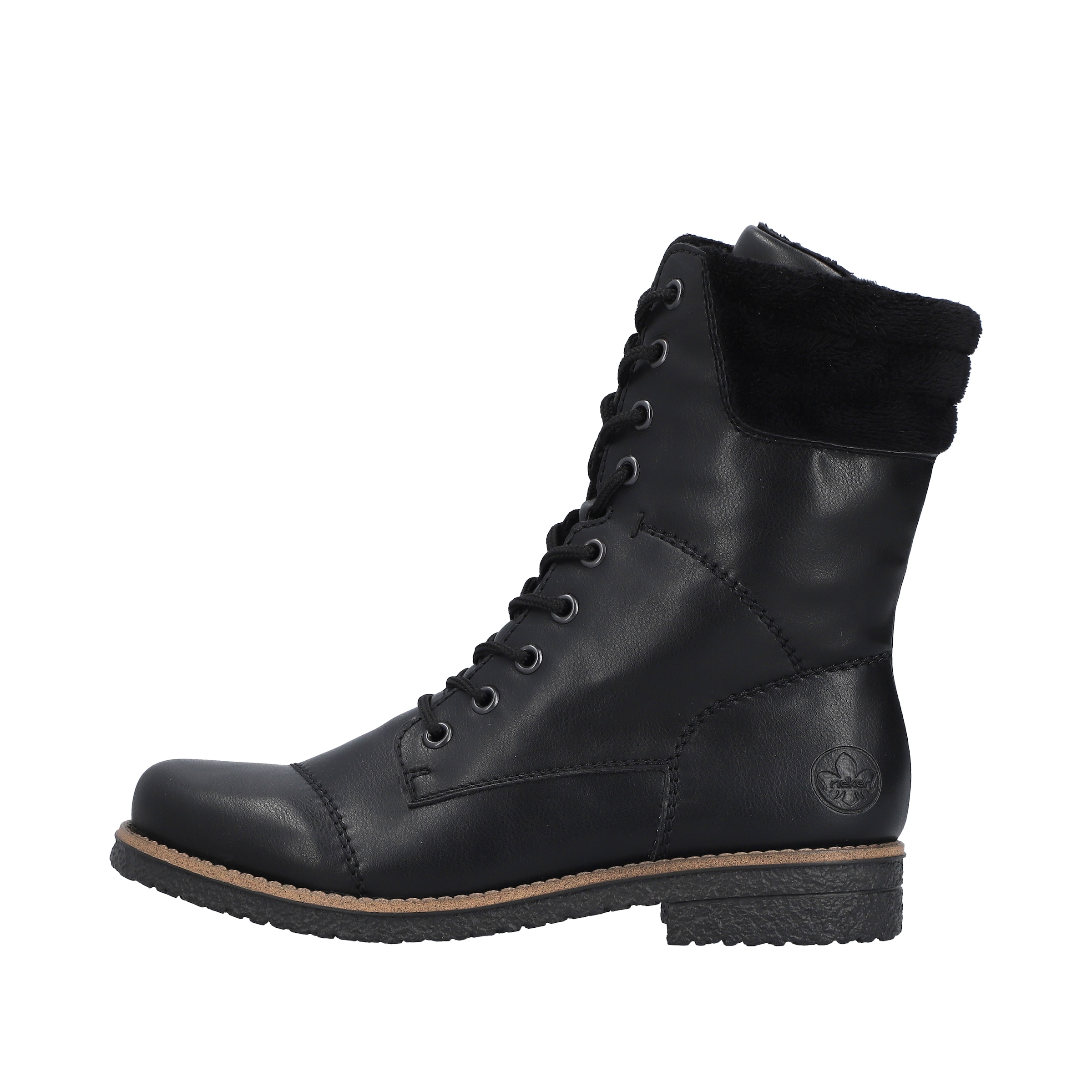 Rieker Schnürstiefelette, Schnürboots, Herbstboots mit gepolstertem Schaftrand