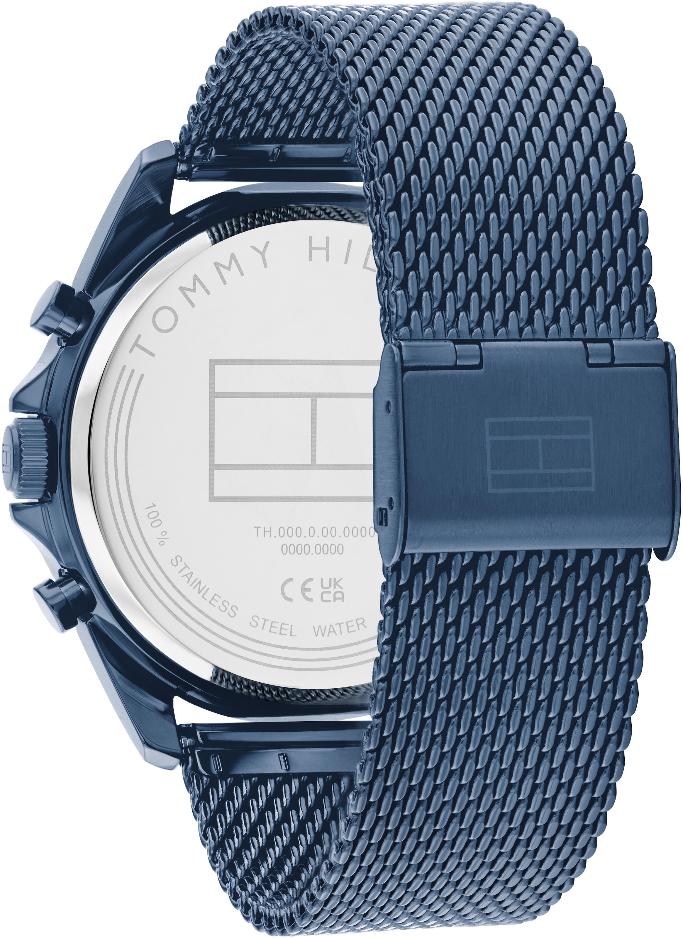Tommy Hilfiger Multifunktionsuhr »BAKER«, Quarzuhr, Armbanduhr, Herrenuhr, Edelstahlarmband, analog, Tag
