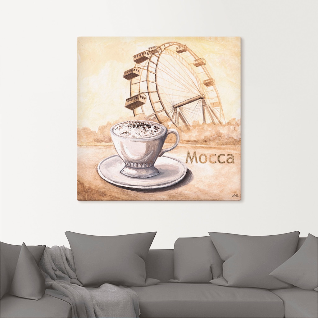 Artland Wandbild »Mocca in Wien«, Kaffee Bilder, (1 St.)