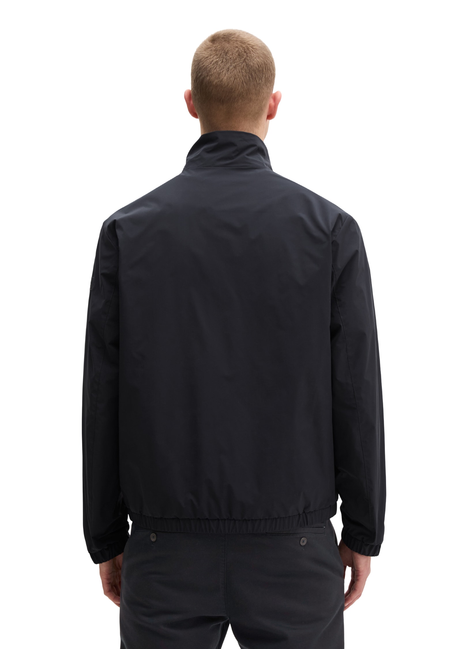 Marc O'Polo Outdoorjacke »aus recyceltem Polyester« ohne Kapuze