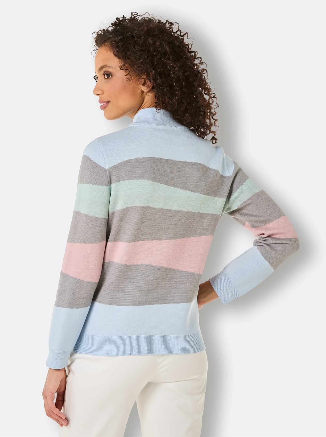 CREATION L PREMIUM Jacquardpullover »Baumwoll-Pullover«