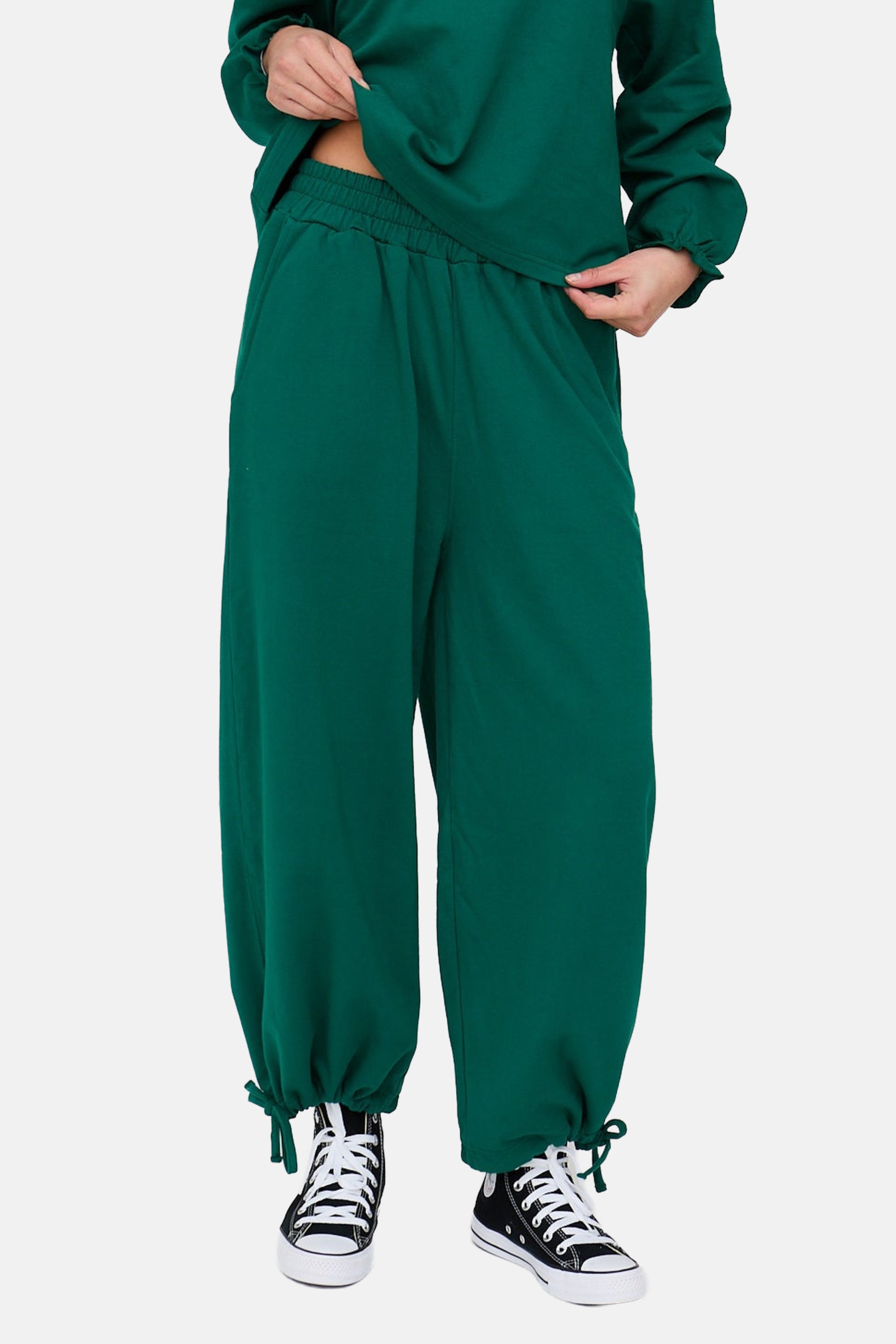 Turtledove London Jerseyhose »Kit Wide Leg Trousers Damen«