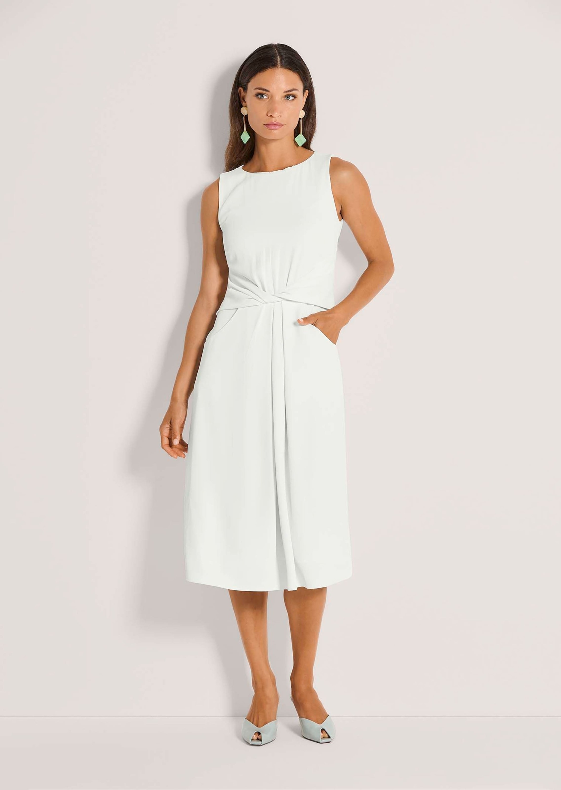 MADELEINE Sommerkleid "Jerseykleid Midikleid mit eleganter Drapierung" Eing günstig online kaufen