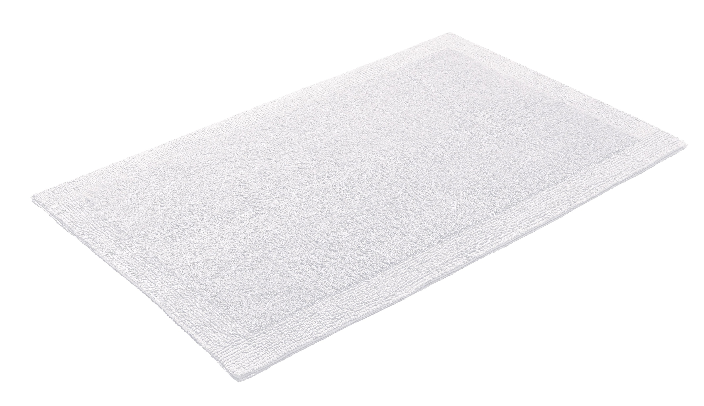 my home Badematte »Kapra, Badvorleger, Badezimmer Teppich«, beidseitig nutzbar-fußbodenheizungsgeeignet-strapazierfähig, mit Bordüre, Badteppich, Badematte