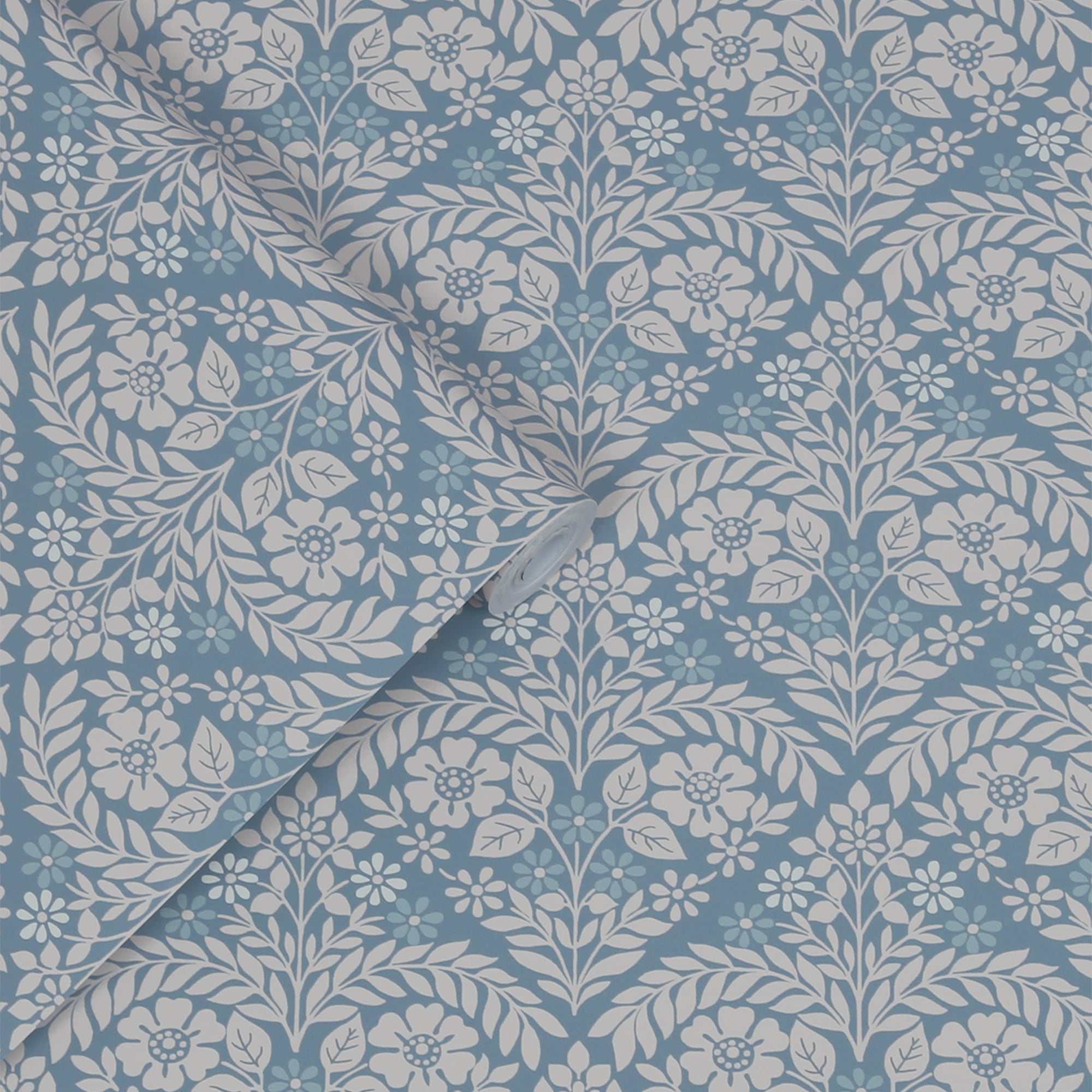 LAURA ASHLEY Vliestapete "Margam" floral texturiert 10mx52cm