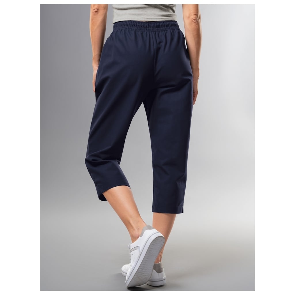 Trigema Jerseyhose »TRIGEMA 3/4 Freizeithose aus Baumwolle«, (1 tlg.)