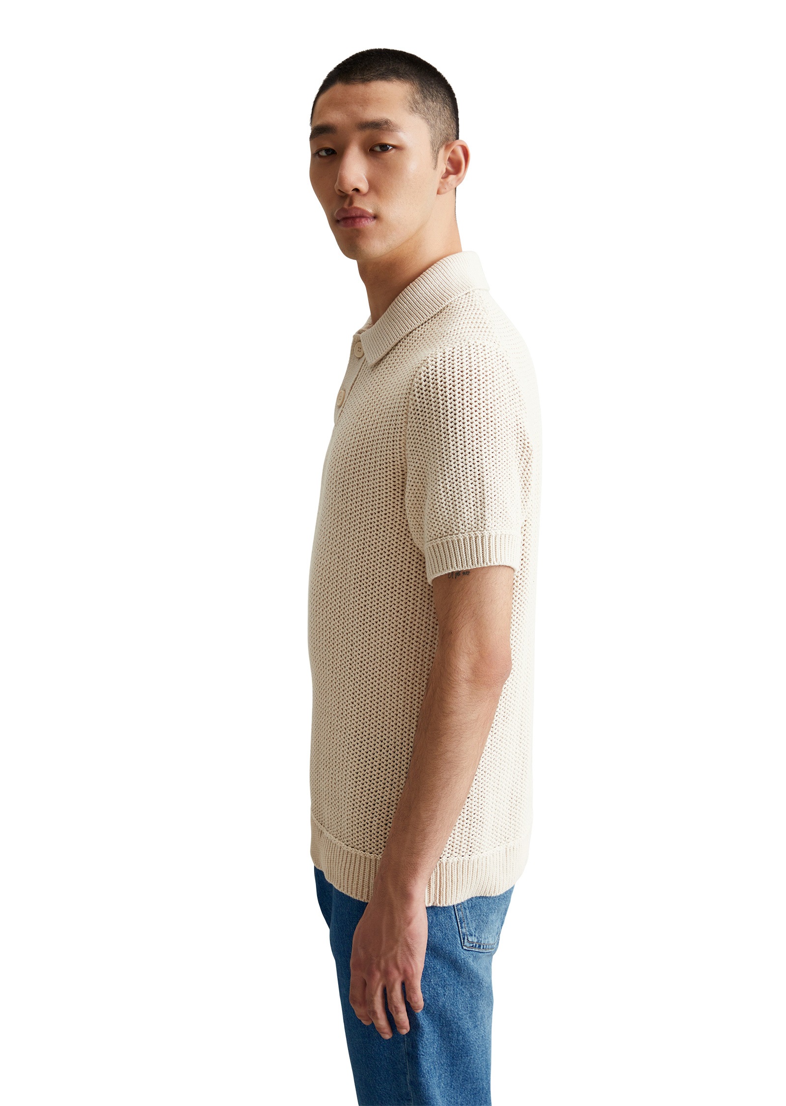 Marc O'Polo DENIM Poloshirt »aus reiner Bio-Baumwolle«
