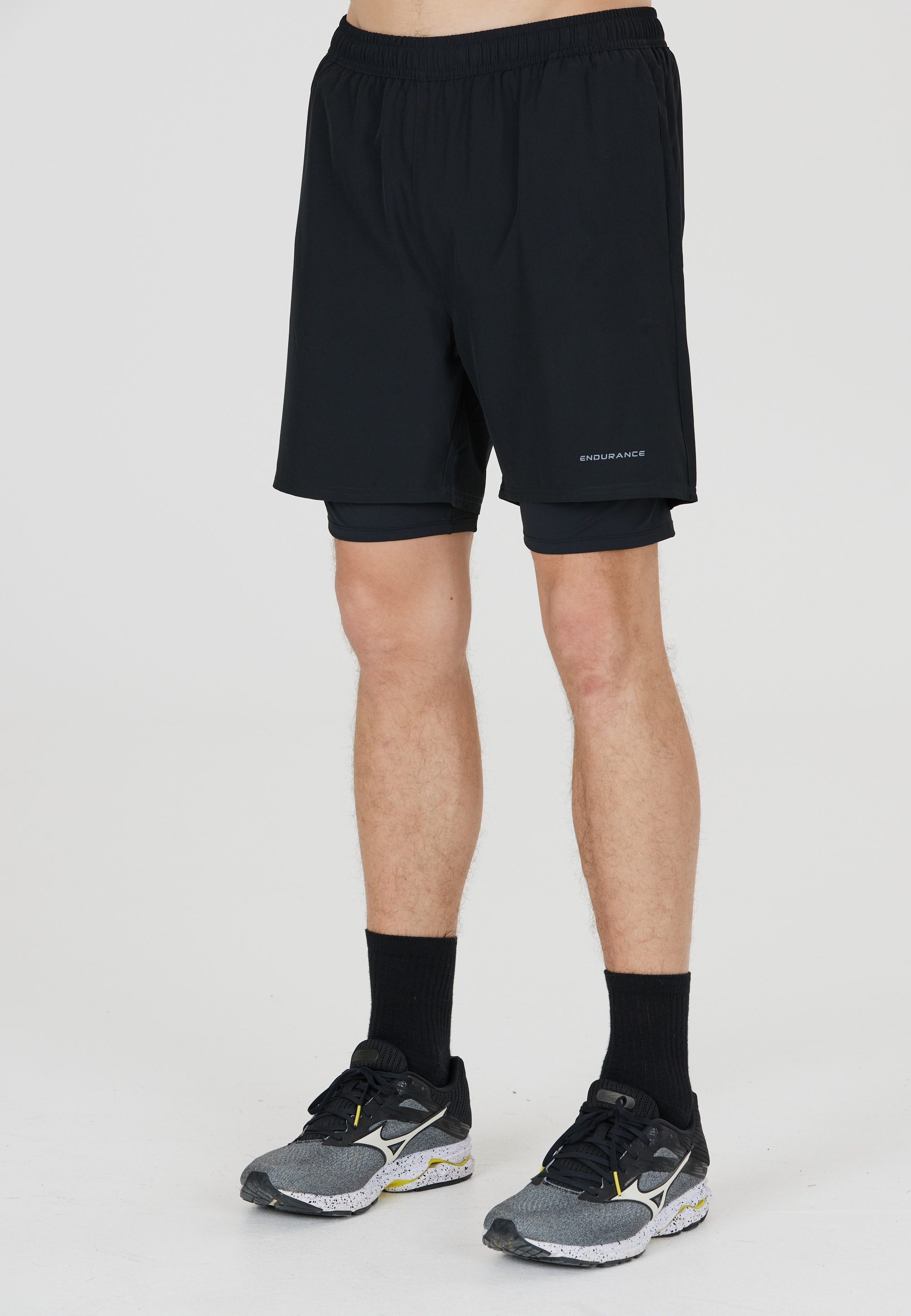 ENDURANCE Shorts "Kros", Im 2-in-1-Design mit Quick Dry und Stretch-Funktion