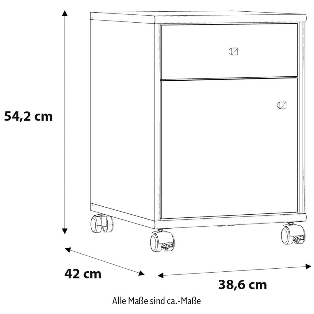 FORTE Rollcontainer »Tempra«