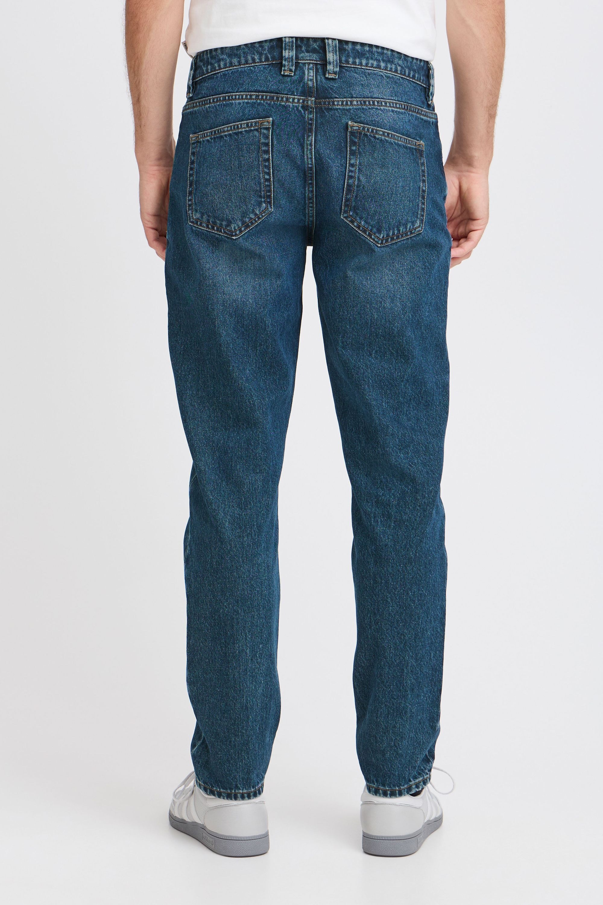 Bequeme Jeans CASUAL FRIDAY "Bequeme Jeans CFKARUP 5-pocket jeans", Herren, Gr. 34, Länge 32, blau (denim mid blau), Obermaterial: 100% Baumwolle CO., Jeans 3