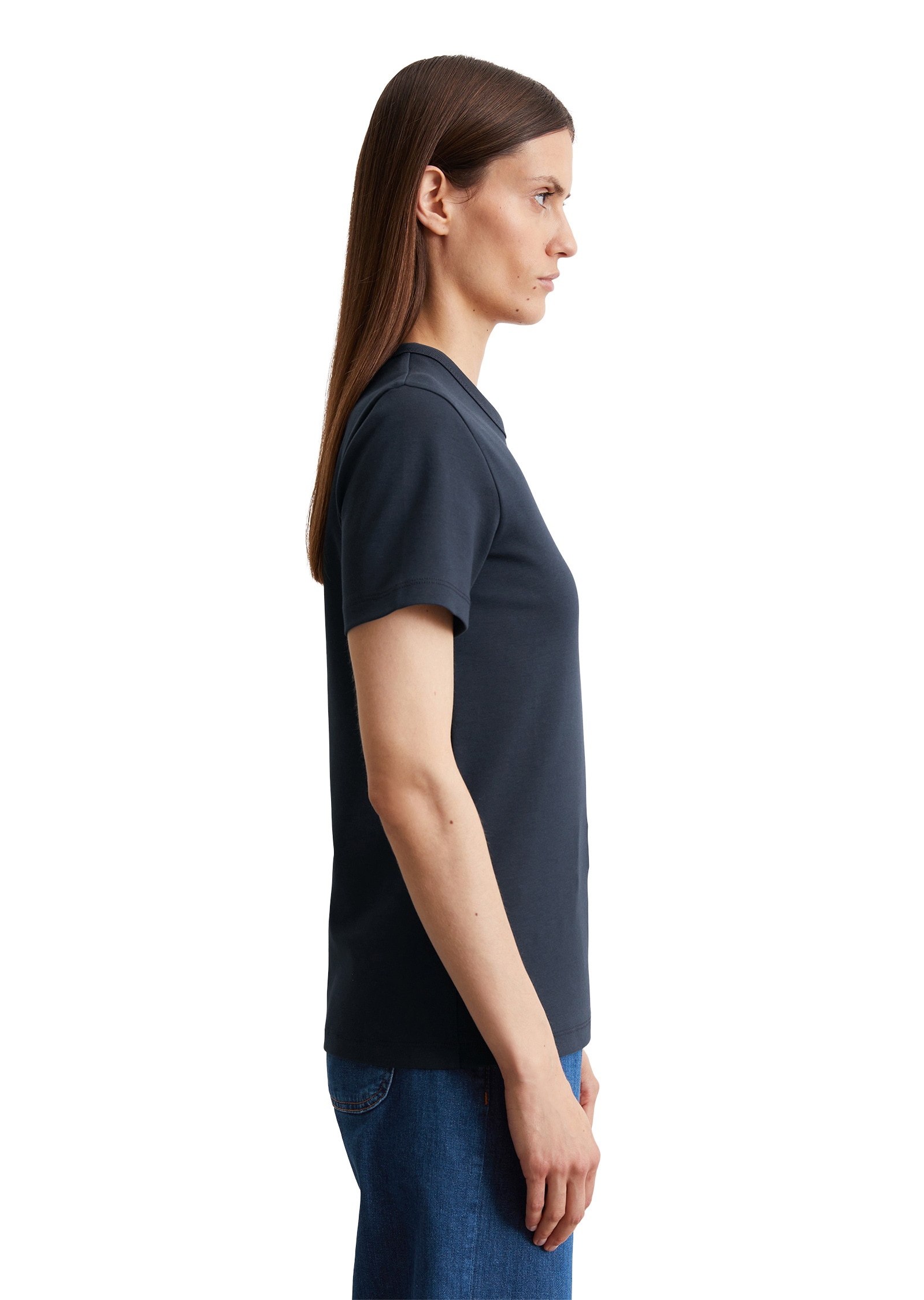 Marc O'Polo T-Shirt »aus Interlock-Jersey«