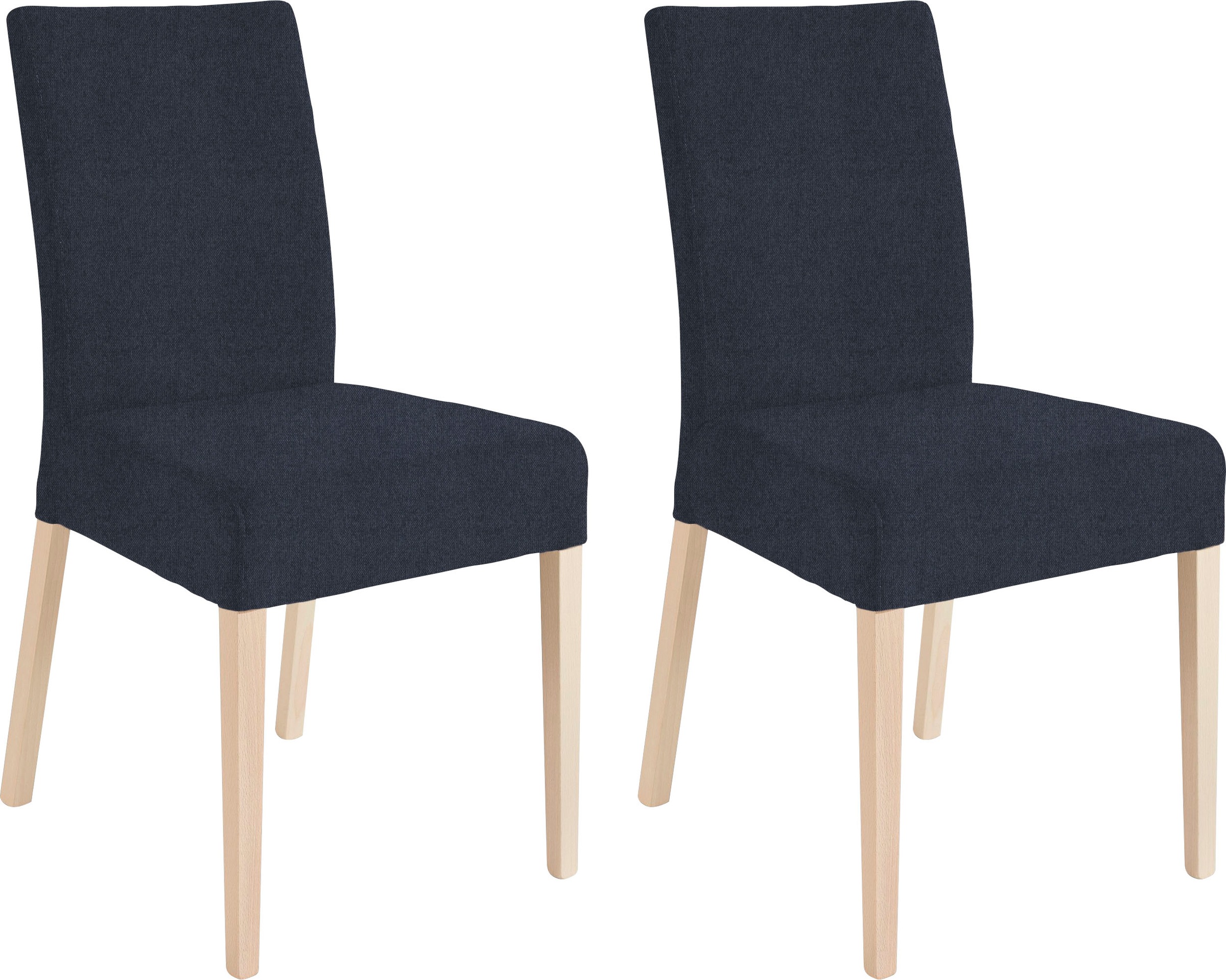 Home affaire 4-Fußstuhl "Umag" (Set) 2 Stk.Sitz und Rücken gepolstert günstig online kaufen