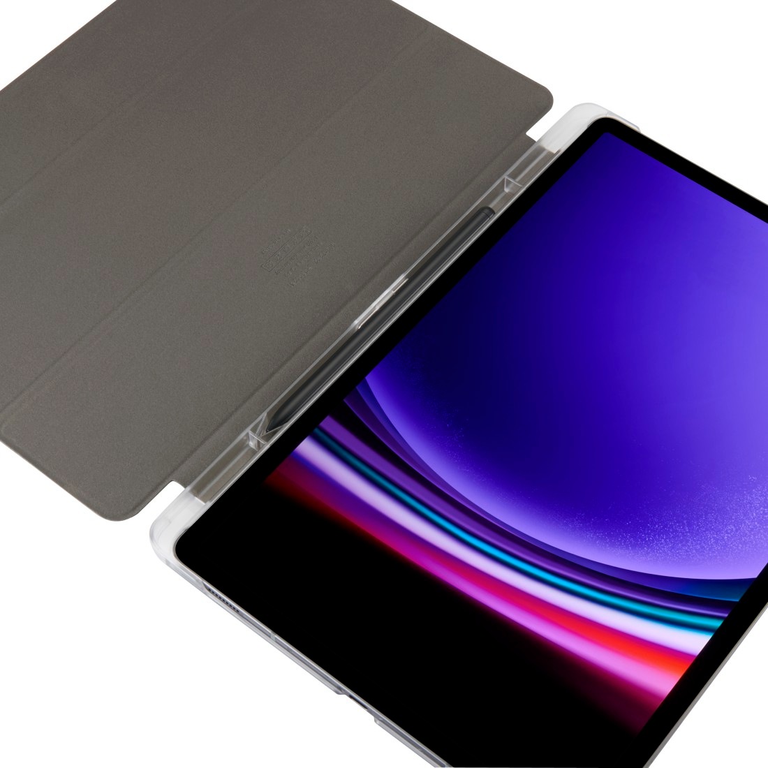 Hama Tablettasche »Tablethülle für Samsung Galaxy Tab S11 Ultra 14,6 Zoll Schwarz« Standfunktion, Stiftfach, Auto Wake Sleep, transparente Rückseite