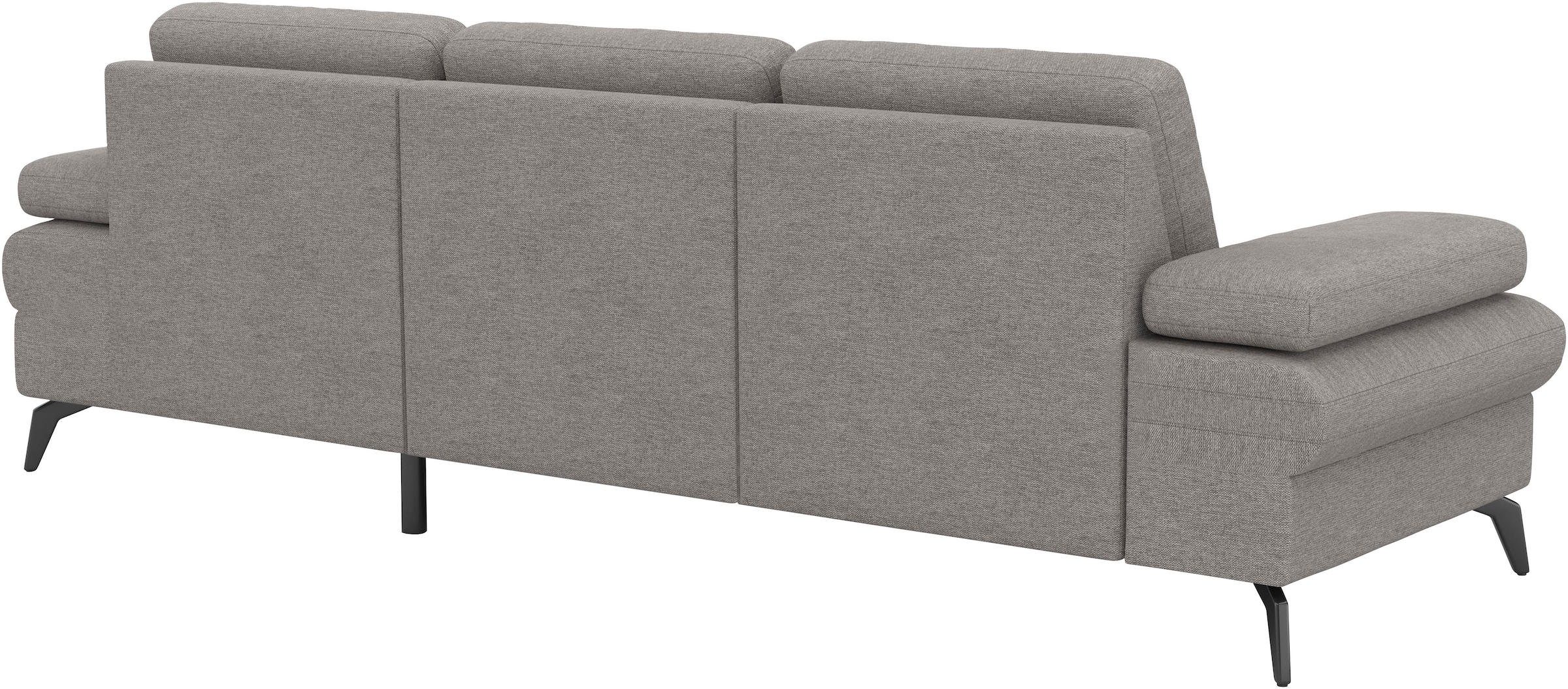 sit&more Ecksofa »Morris Jubi L-Form«, inkl. Armteilfunktion und 1 Zierkissen, wahlweise mit Bettfunktion