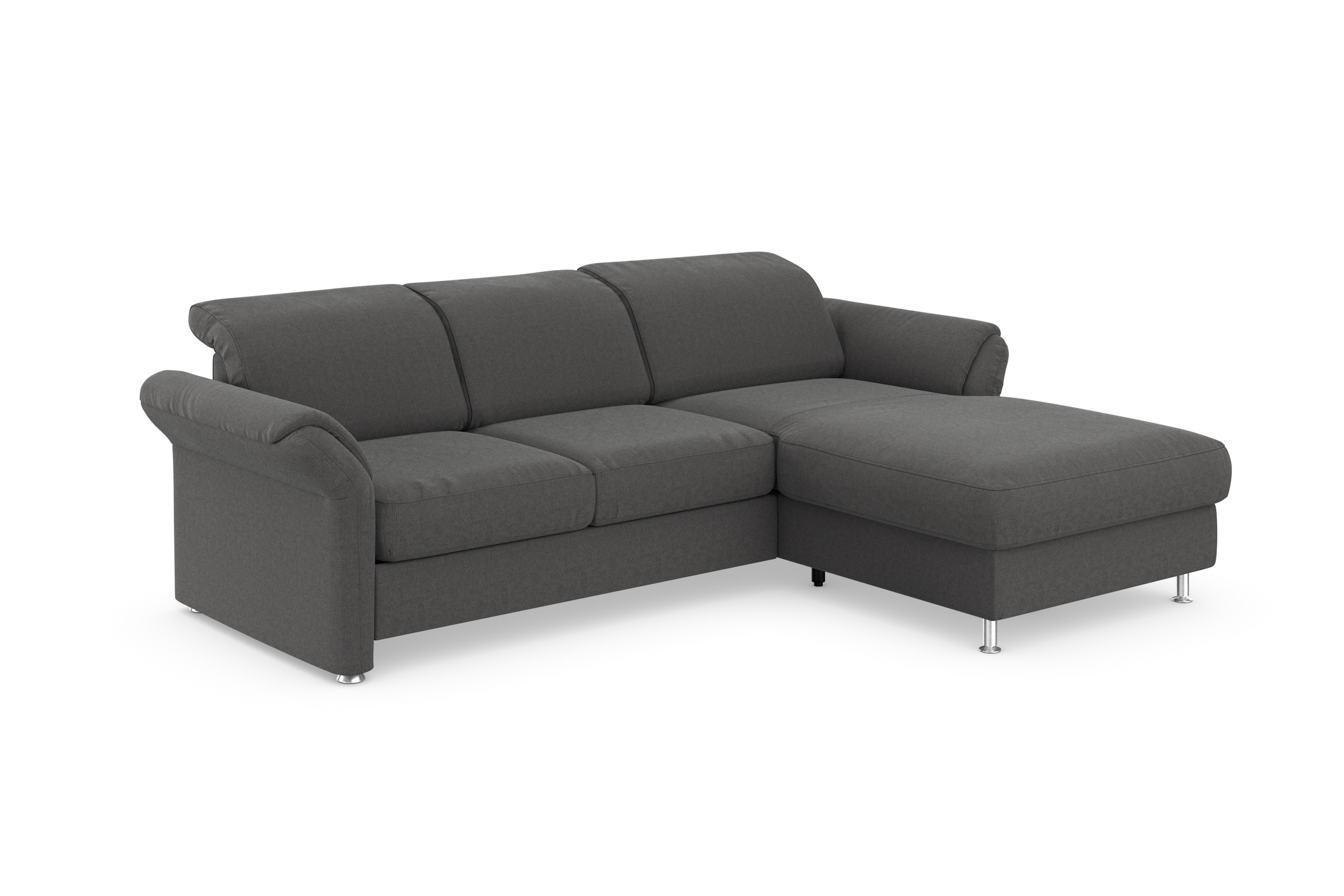 sit&more Ecksofa »Apulia L-Form«, wahlweise Bettfunktion, Bettkasten und Kopf- und Armteilverstellung