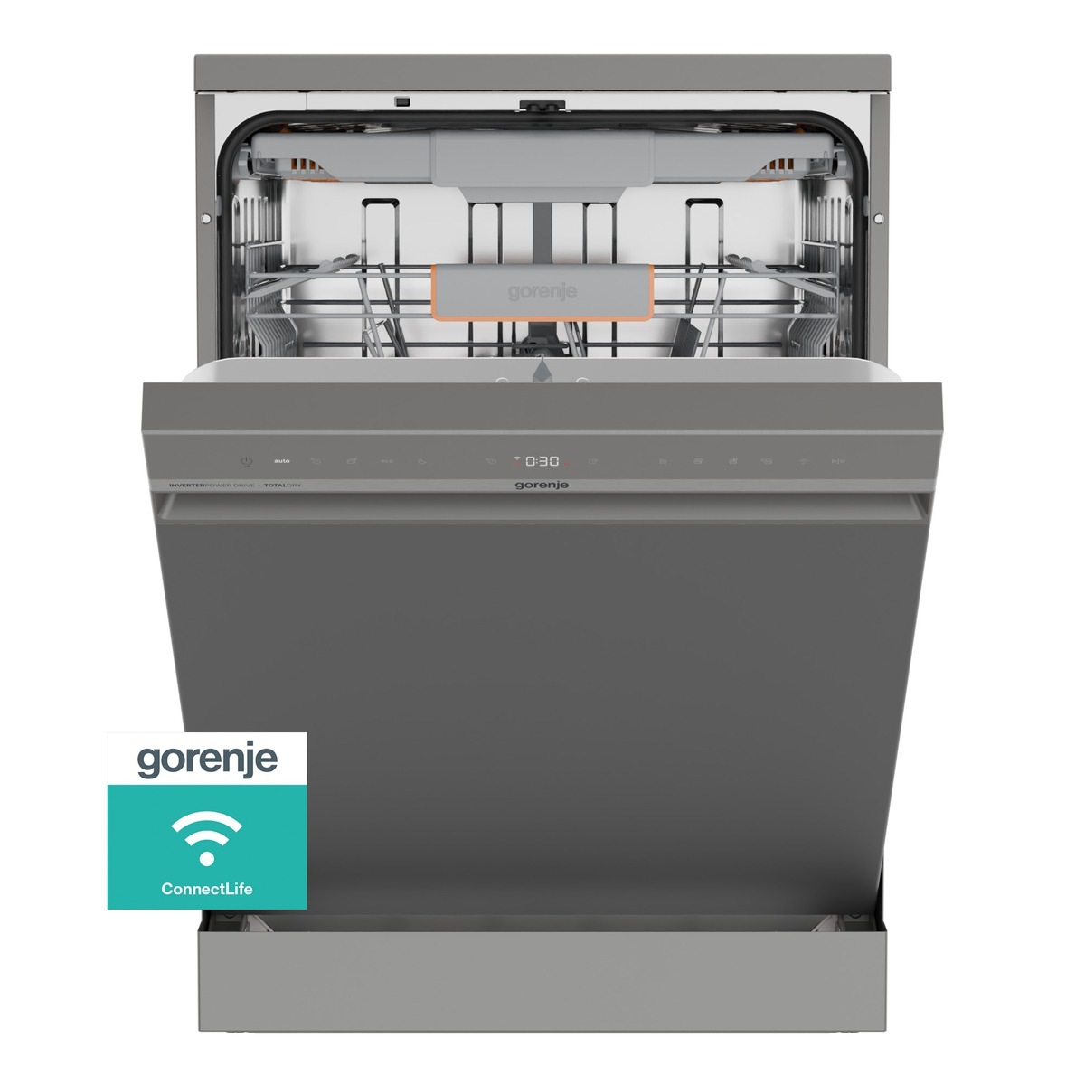 GORENJE Standgeschirrspüler "GS673A96X" 9,4 l 16 Maßgedecke TotalDry - auto günstig online kaufen