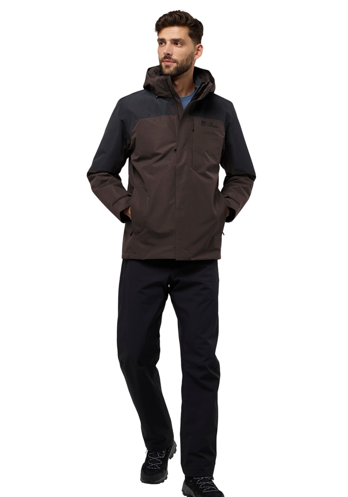 Jack Wolfskin 3-in-1-Funktionsjacke »ROMBERG 3IN1 JKT M«, mit Kapuze