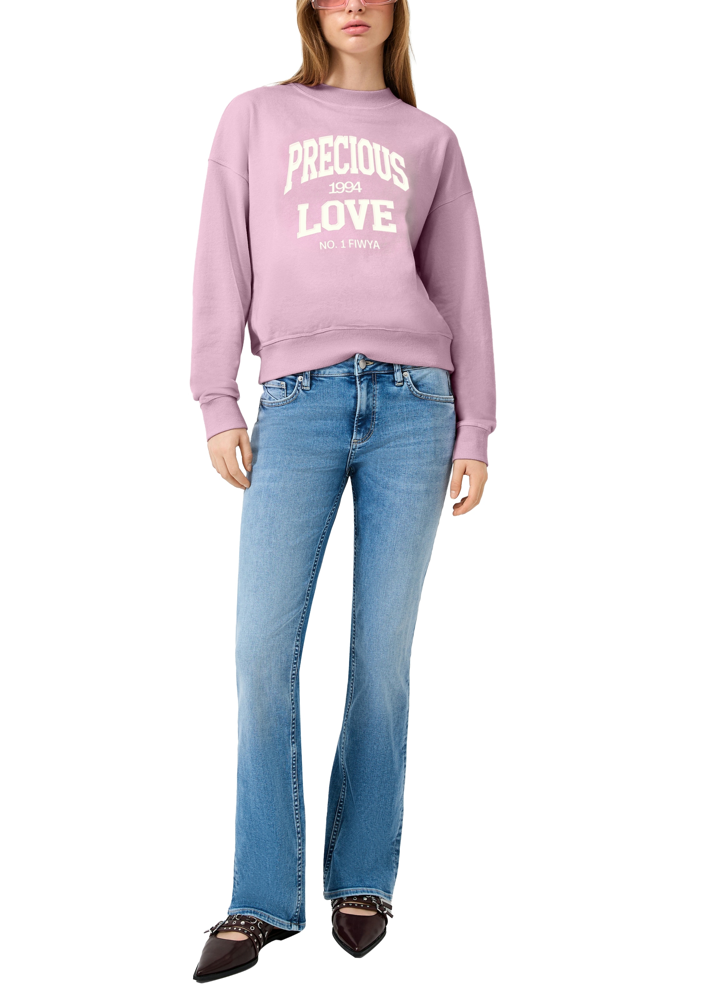 QS Schlagjeans mit Schlag und Stretch