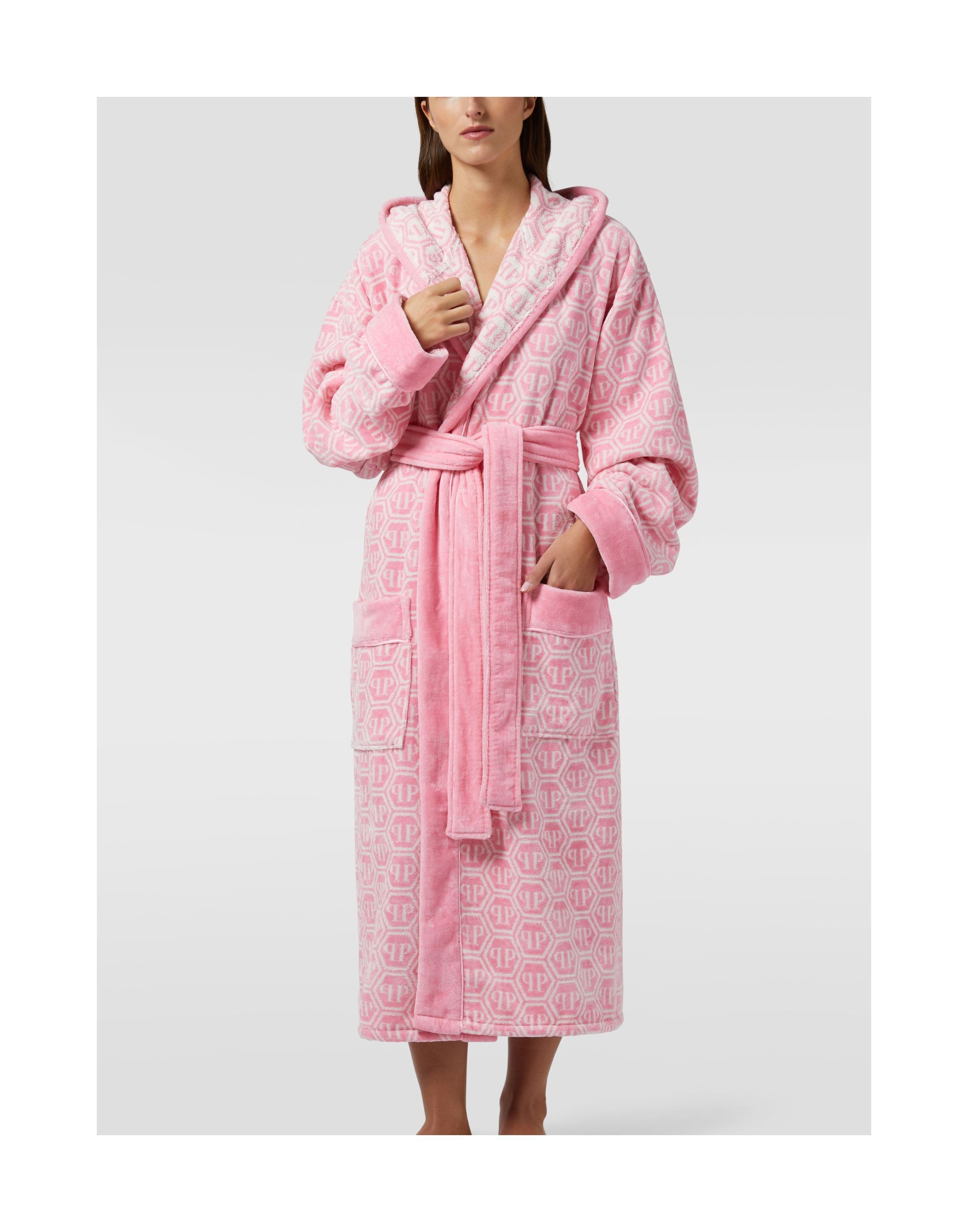 PHILIPP PLEIN Bademantel "Hooded Bathrobe PP" günstig online kaufen
