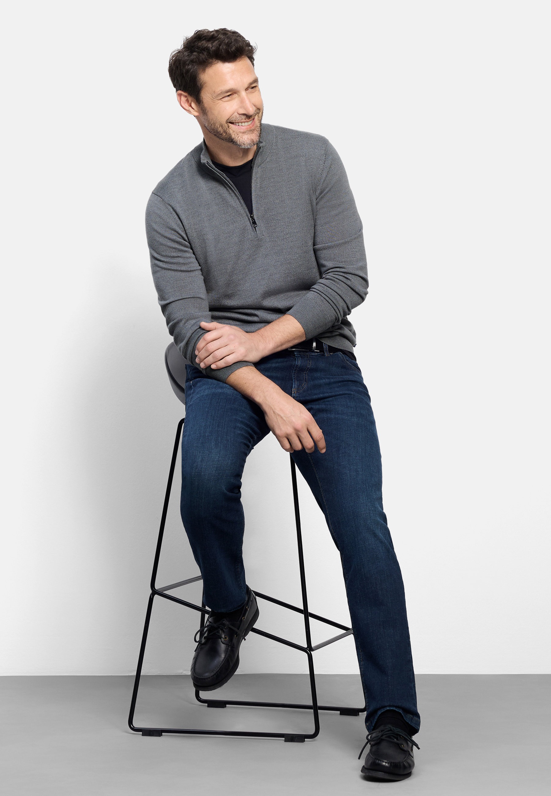 OLYMP »OLYMP Casual Strick, Troyer«