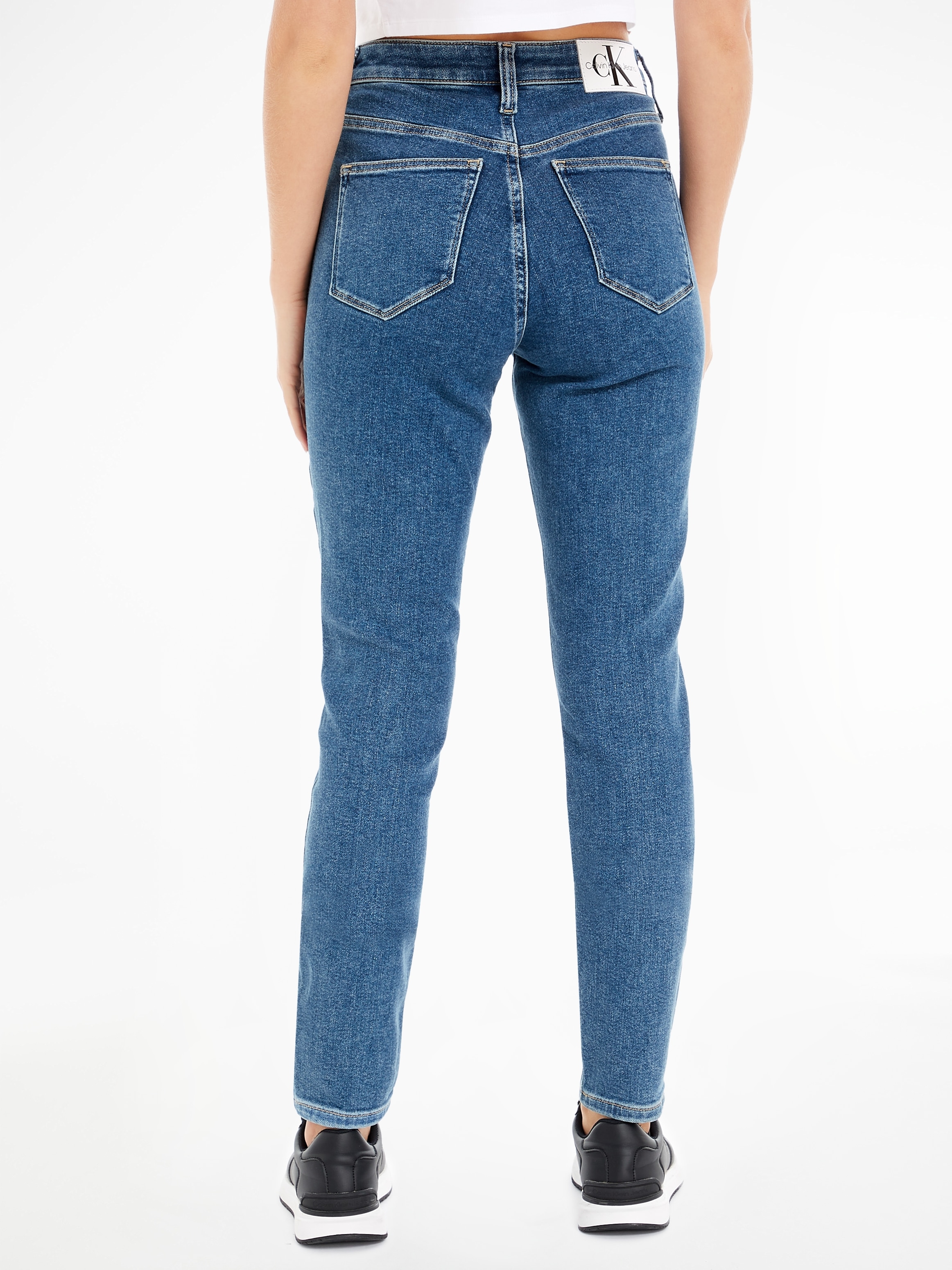 Calvin Klein Jeans Skinny-fit-Jeans »HIGH RISE SKINNY«, stone washed