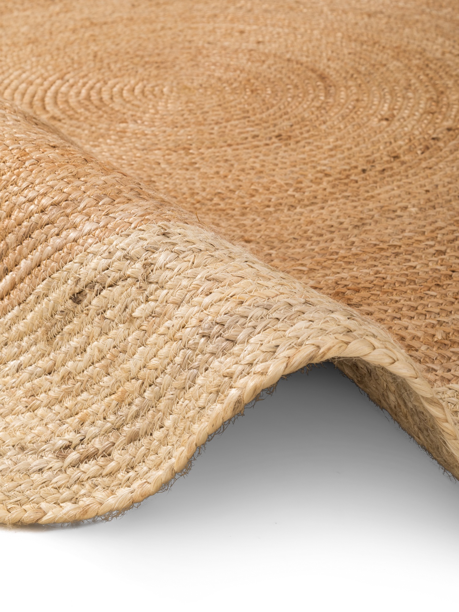 HANSE Home Teppich »Jutta Juteteppich«, rund, 9 mm Höhe, 100% Jutefaser, Natur, Wohnzimmer, Esszimmer, Flur, Boho, Skandi