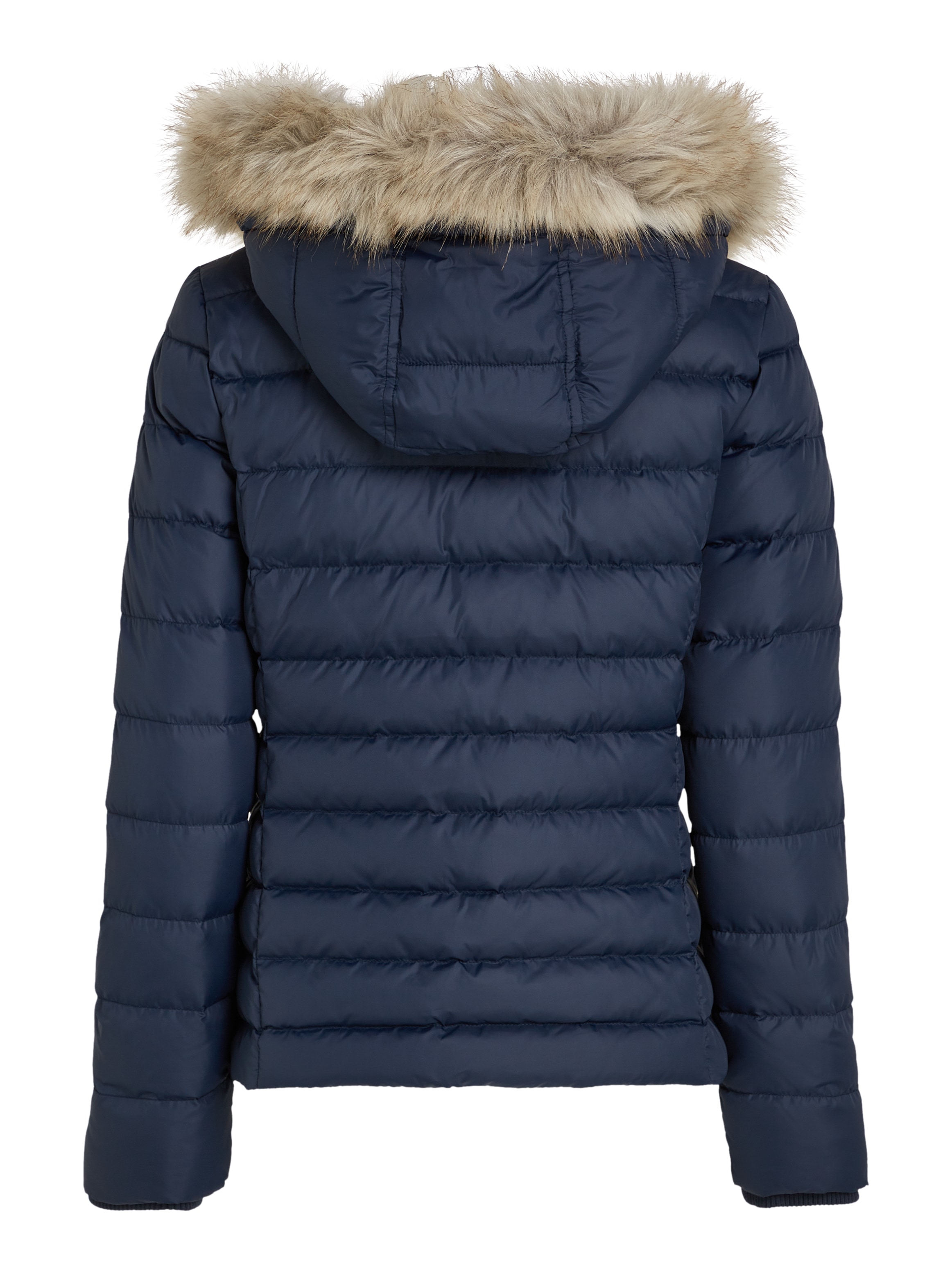 Tommy Jeans Steppjacke »TJW BASIC HOODED DOWN JACKET EXT«, mit Kapuze, mit Logostickerei