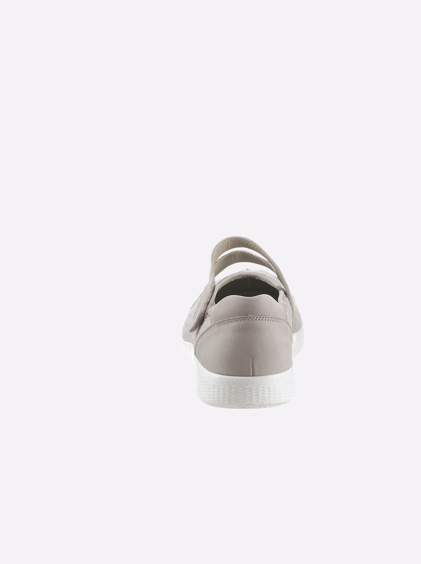 Ballerina WALDLÄUFER, Damen, Gr. 7, grau, Nubukleder, Textil, Basic, Schuhe Ballerina 3