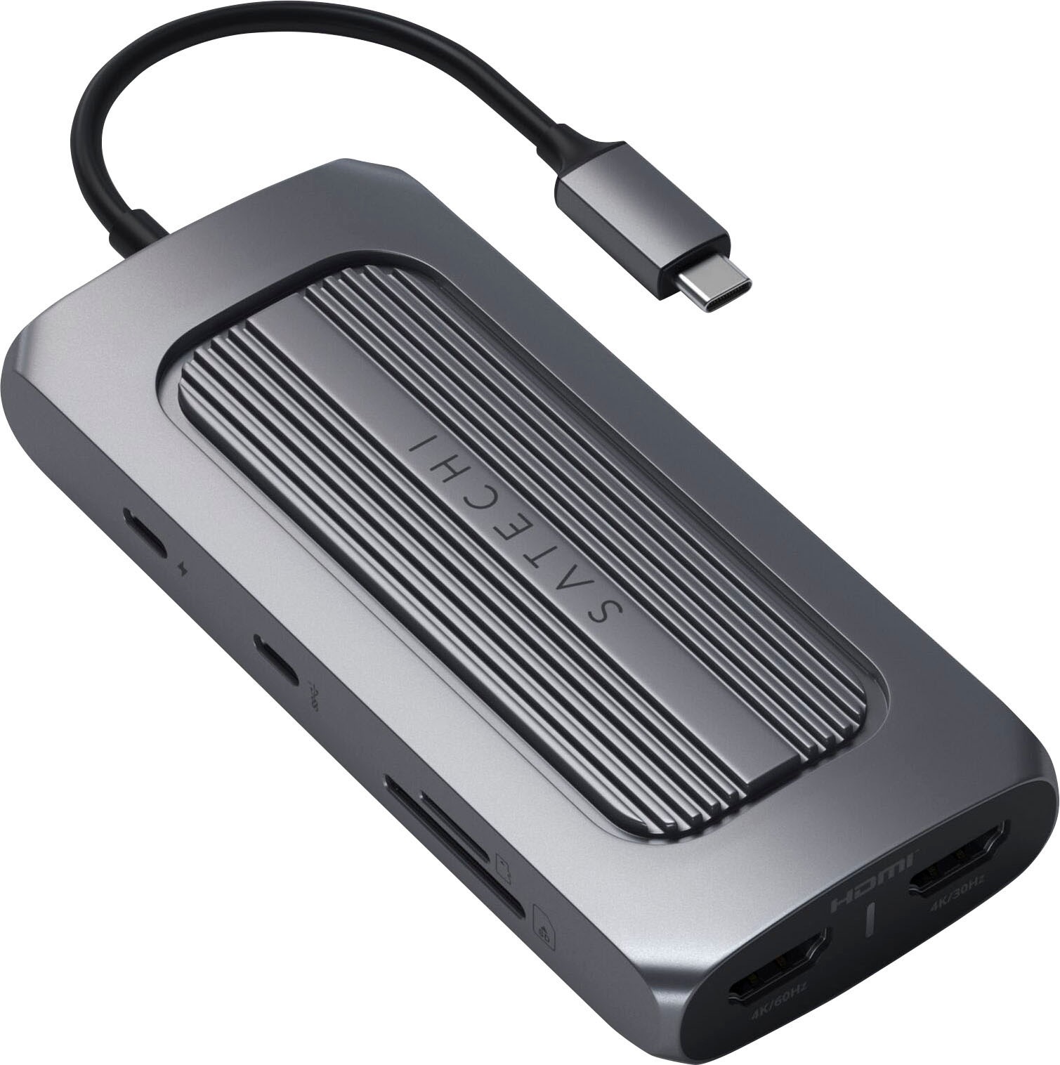 Satechi USB-Adapter »USB-C Multiport MX«, USB 3.0 Typ A-RJ-45 (Ethernet) zu USB Typ C