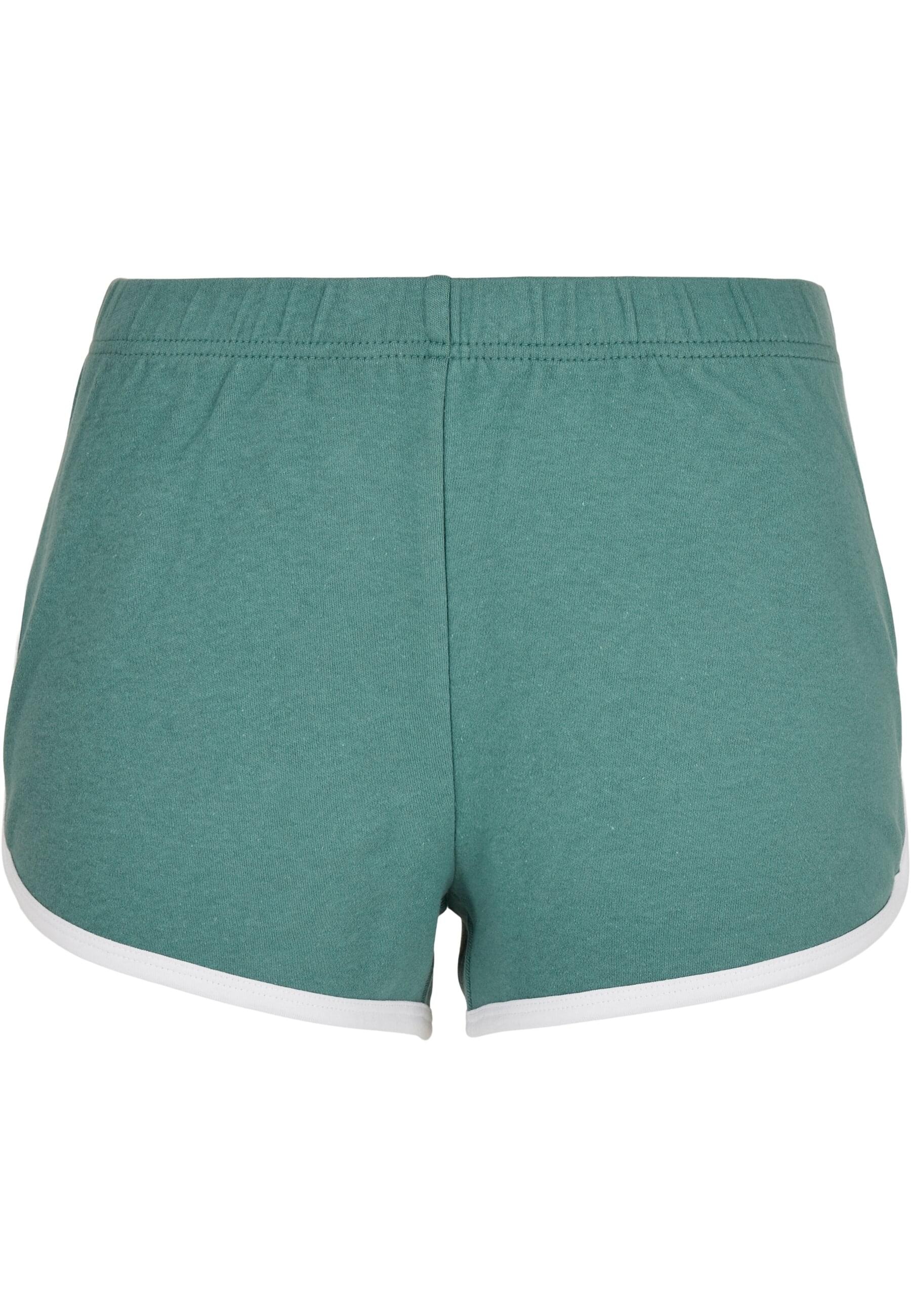 URBAN CLASSICS Stoffhose "Urban Classics Damen Ladies Organic Interlock Retro Hotpants", (1 tlg.)