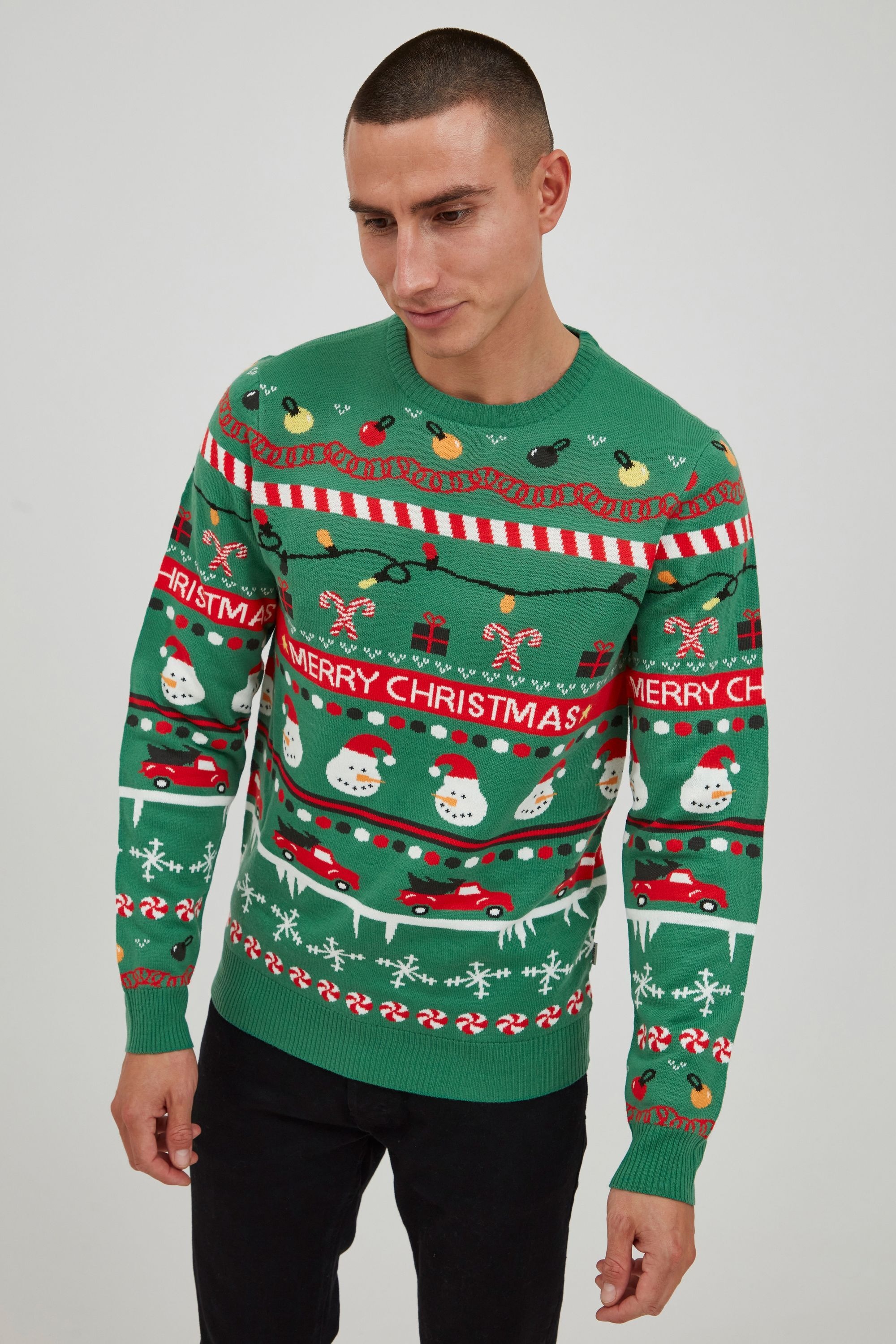 11 Project Strickfleece-Pullover "Strickpullover PRRuben" günstig online kaufen