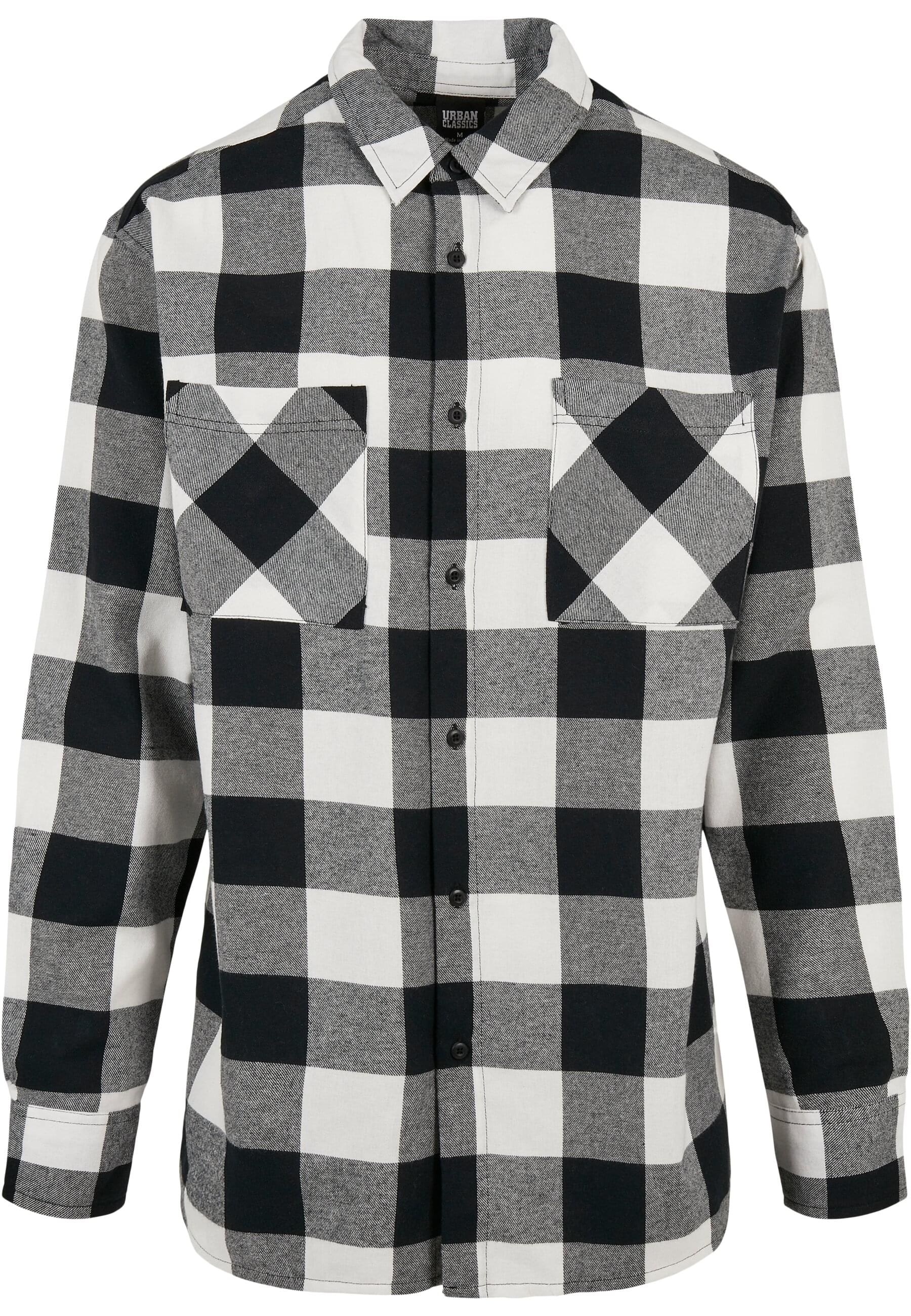 URBAN CLASSICS Langarmhemd "Urban Classics Herren Long Oversized Checked Sh günstig online kaufen