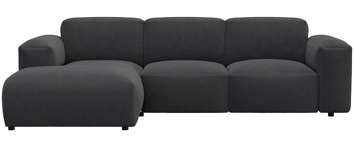 FLEXLUX Ecksofa "Lucera Chaislongue rechts oder links", modern & anschmiegs günstig online kaufen