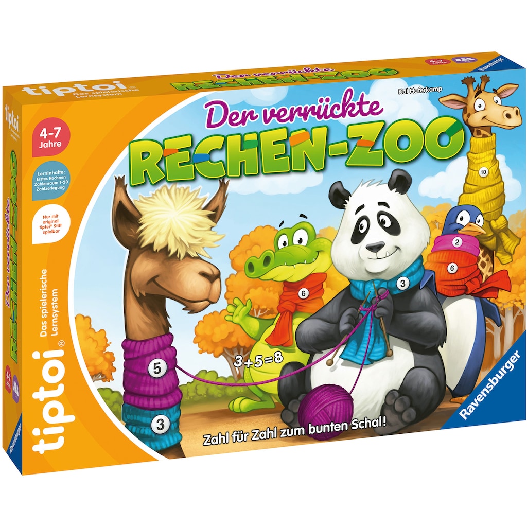 Ravensburger Spiel »tiptoi® Der verrückte Rechen-Zoo«