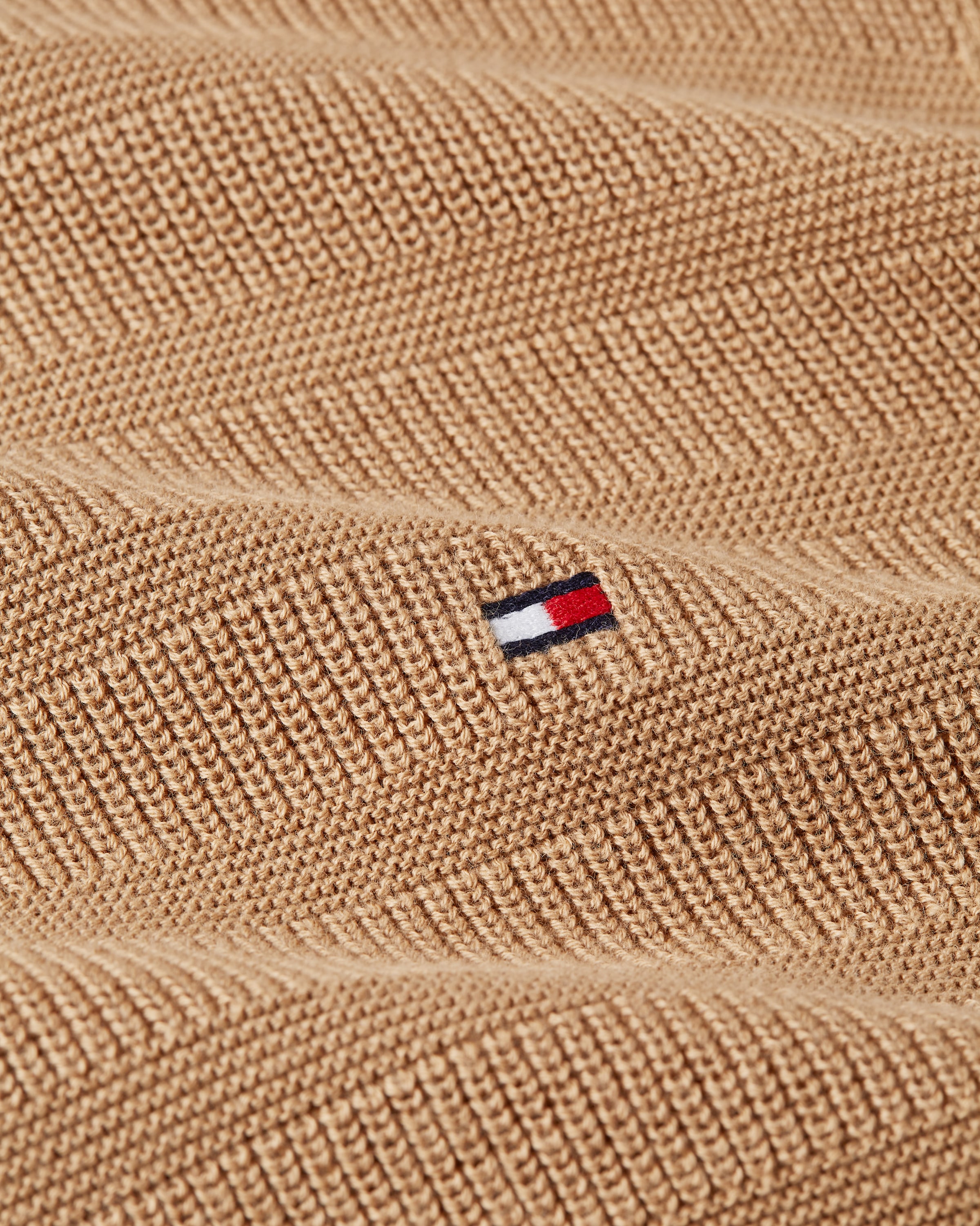 Tommy Hilfiger Rundhalspullover »STRIPE STRUCTURE«, regular fit, leicht überschnittene Schultern