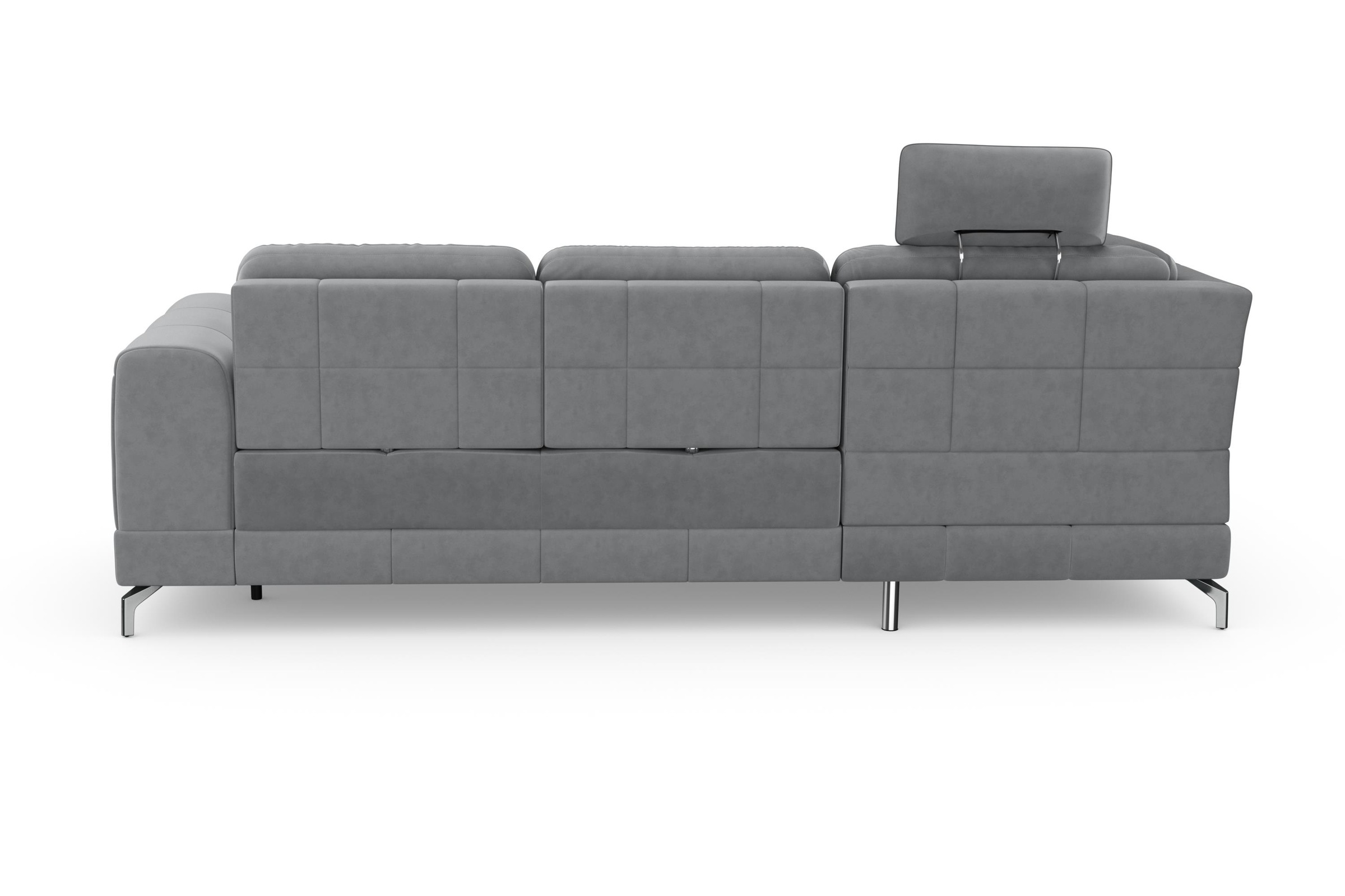 sit&more Ecksofa »Bendigo L-Form«, inklusive Sitztiefenverstellung, Bodenfreiheit 12 cm, in 2 Fußfarben