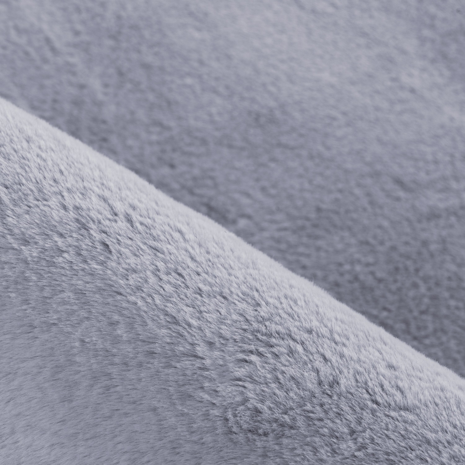 Ayyildiz Teppiche Hochflor-Teppich »POUFFY 5100«, rund, 20 mm Höhe, Läufer, weicher glatter Softflor, Kaninchen Fell Haptik, waschbar