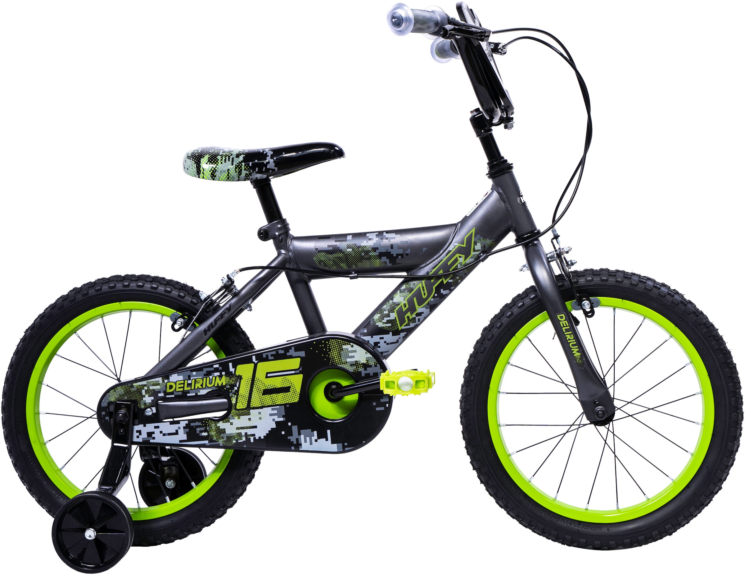 Huffy Kinderfahrrad "Huffy Delirium 16-Zoll Mattes Silber"