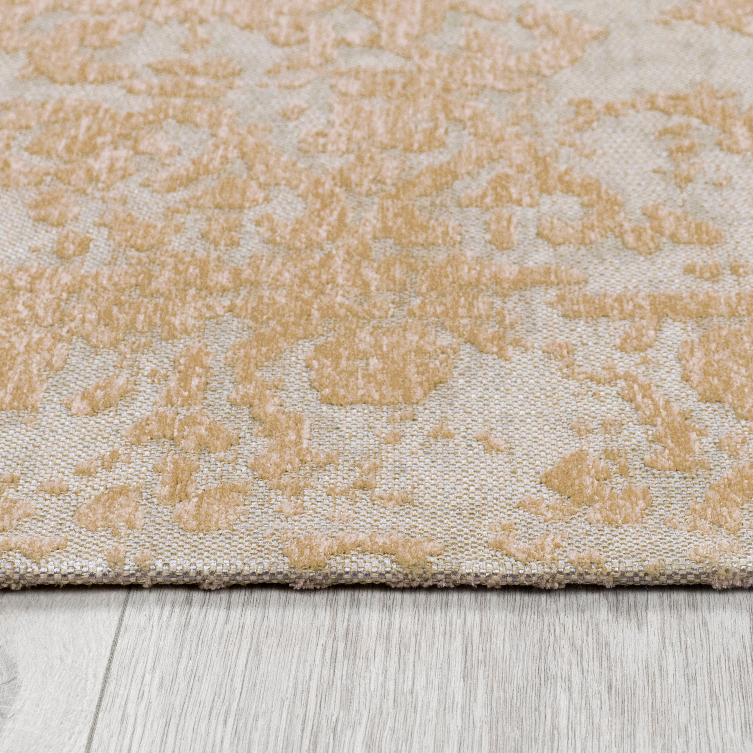 Paco Home Teppich »Mariba 200«, rechteckig, 13 mm Höhe, Kurzflor, meliert, Orient-Optik, Hoch-Tief Effekt, Wohnzimmer