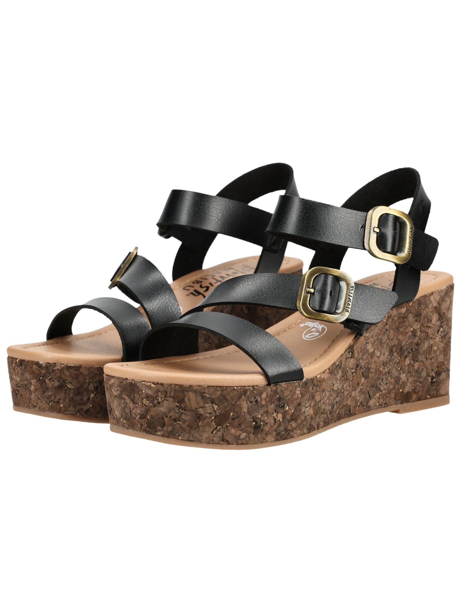 Blowfish Wedge Sandal Black 38 3