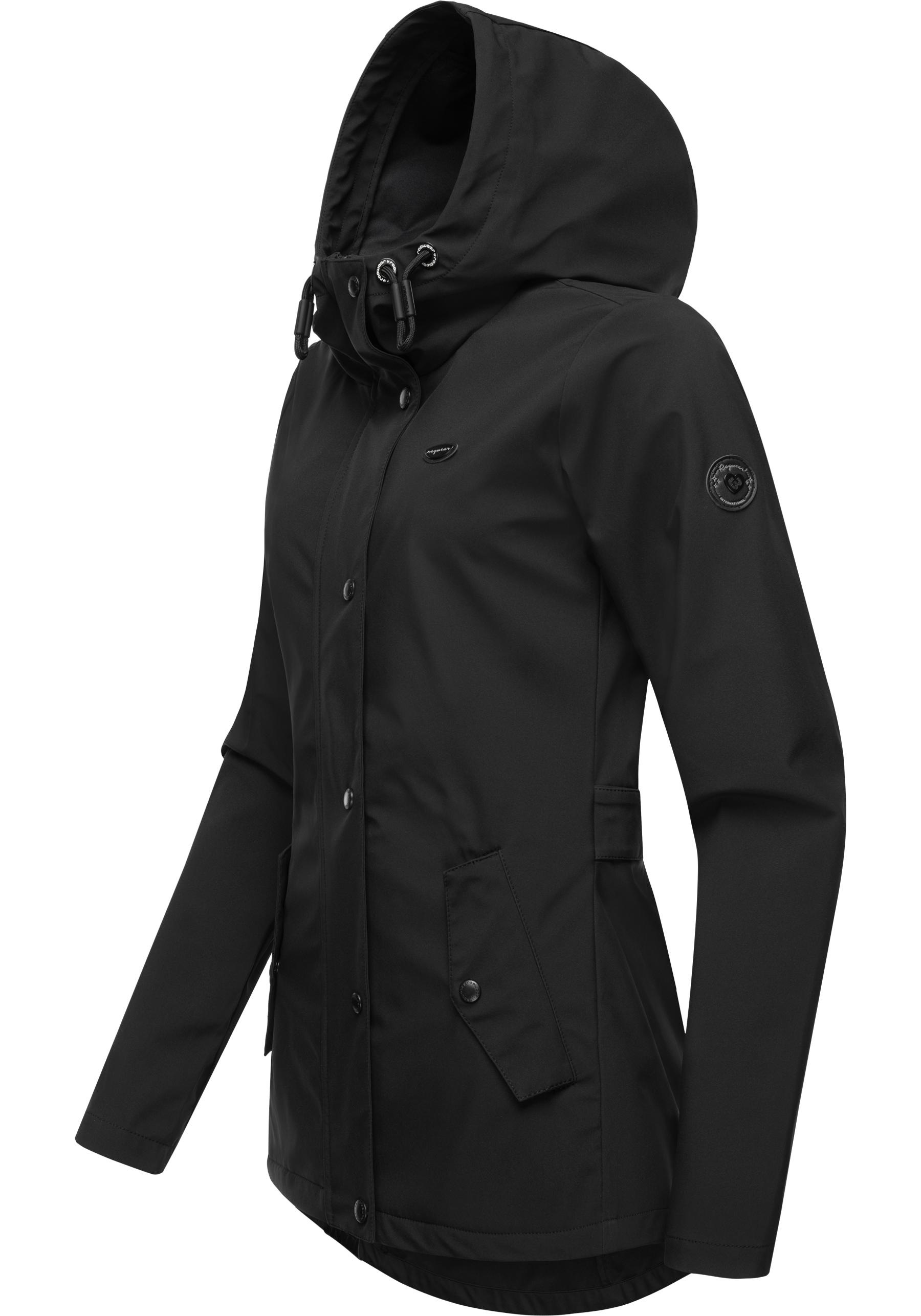 Ragwear Softshelljacke "Margge Shell", mit Kapuze, wasserdichte Damen Überg günstig online kaufen