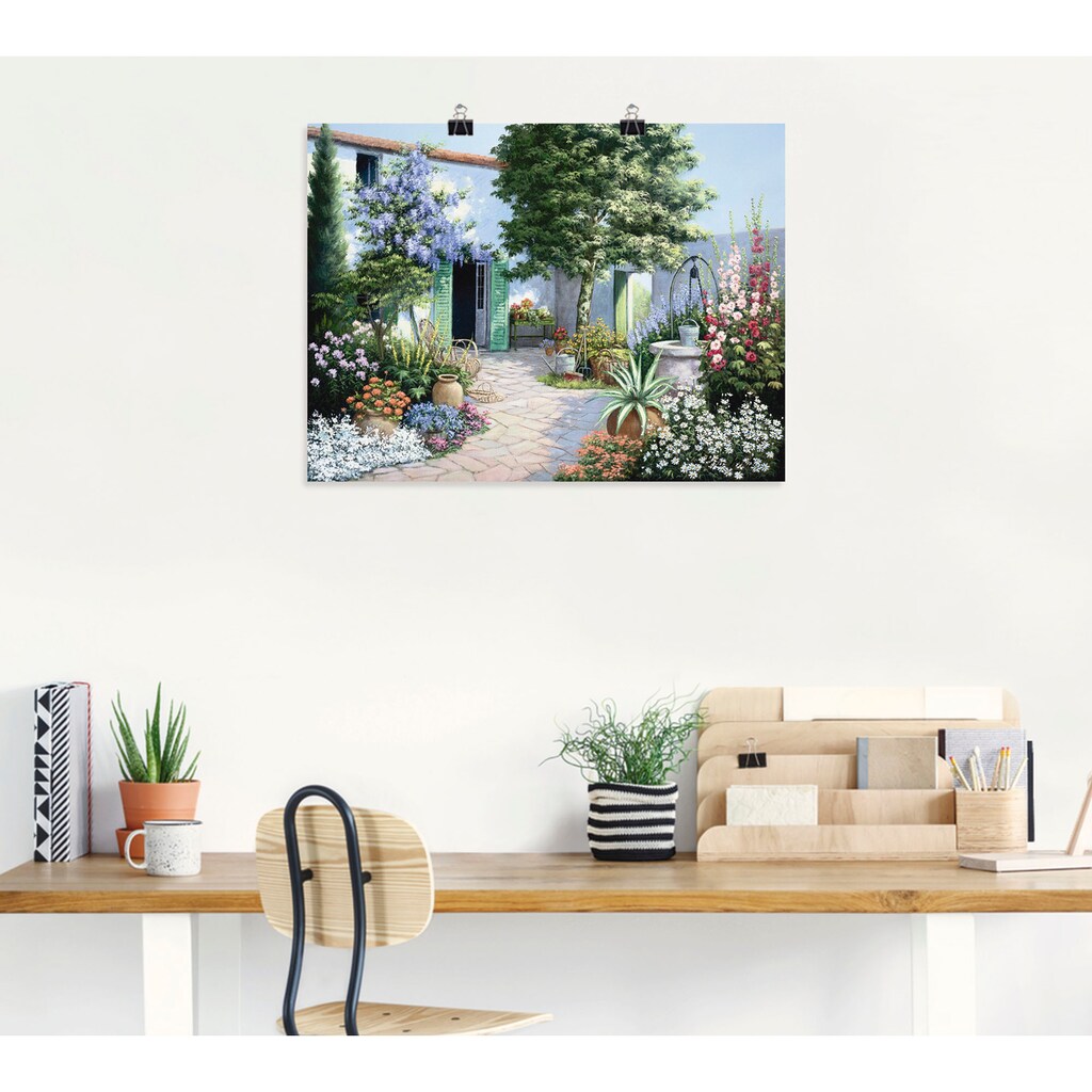 Artland Wandbild »Ein kleines Paradies«, Garten, (1 St.)