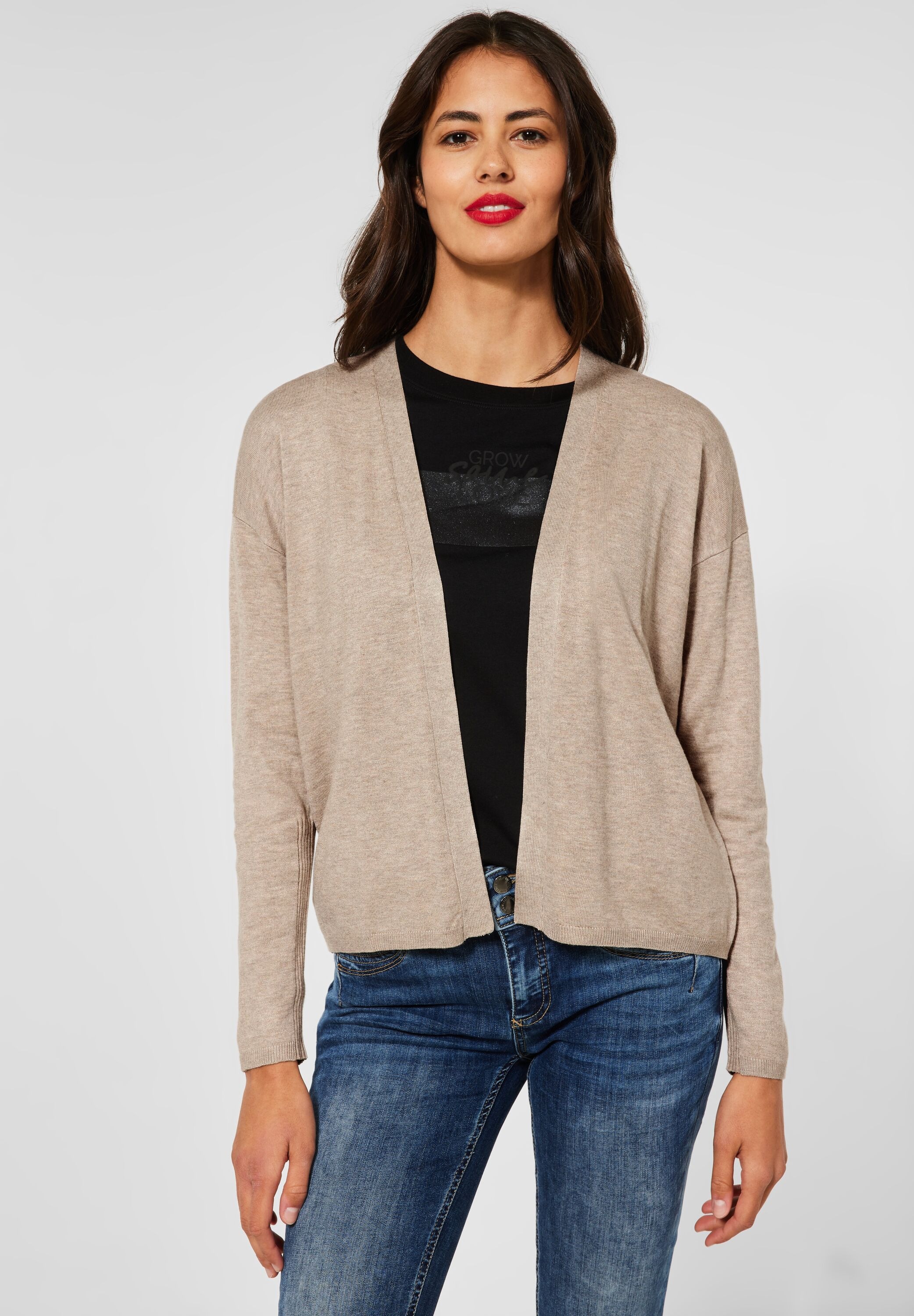 STREET ONE Strickjacke, in Unifarbe kaufen