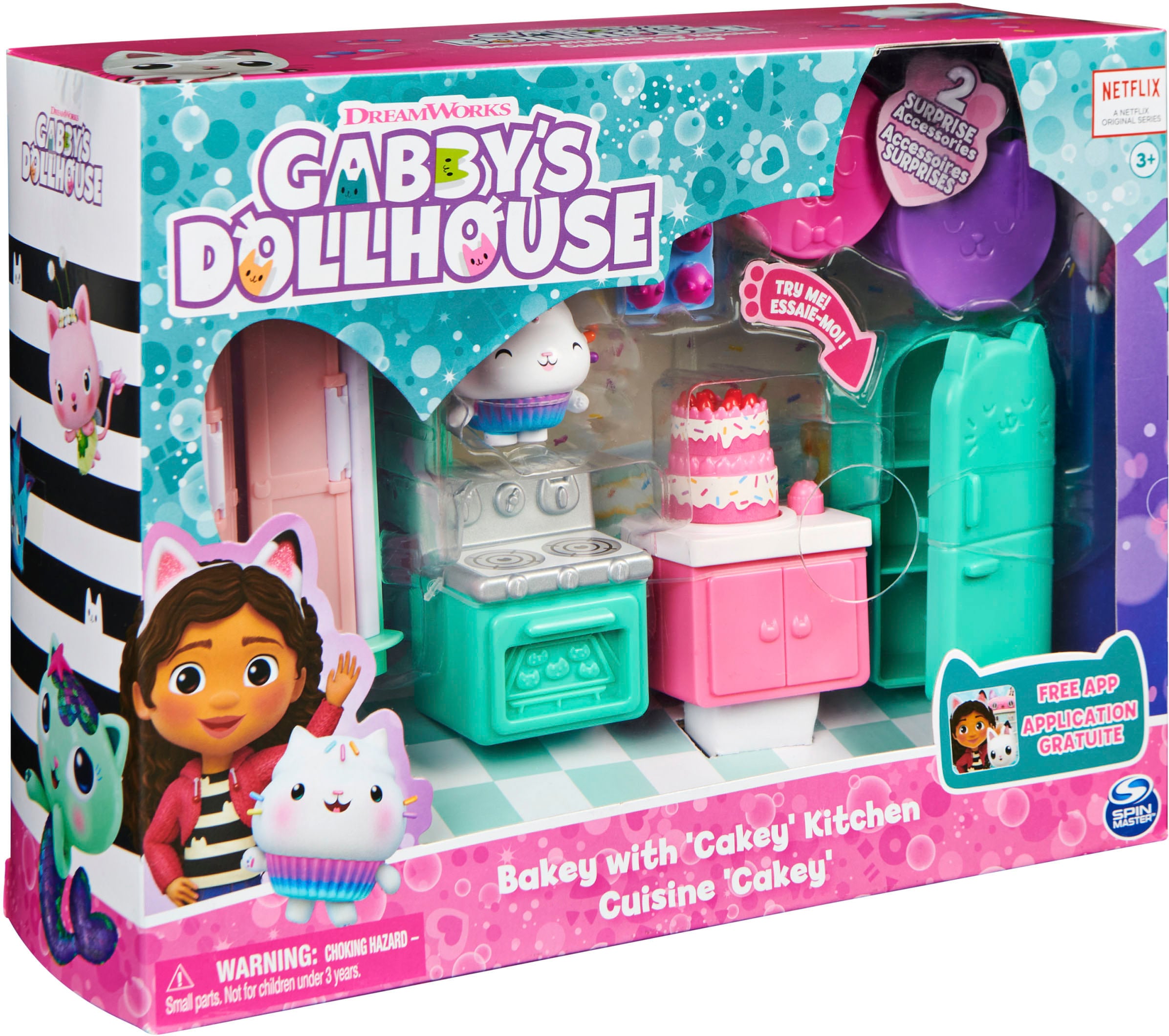 Spin Master Spielwelt »Gabby's Dollhouse – Deluxe Room – Cakey's Küche«