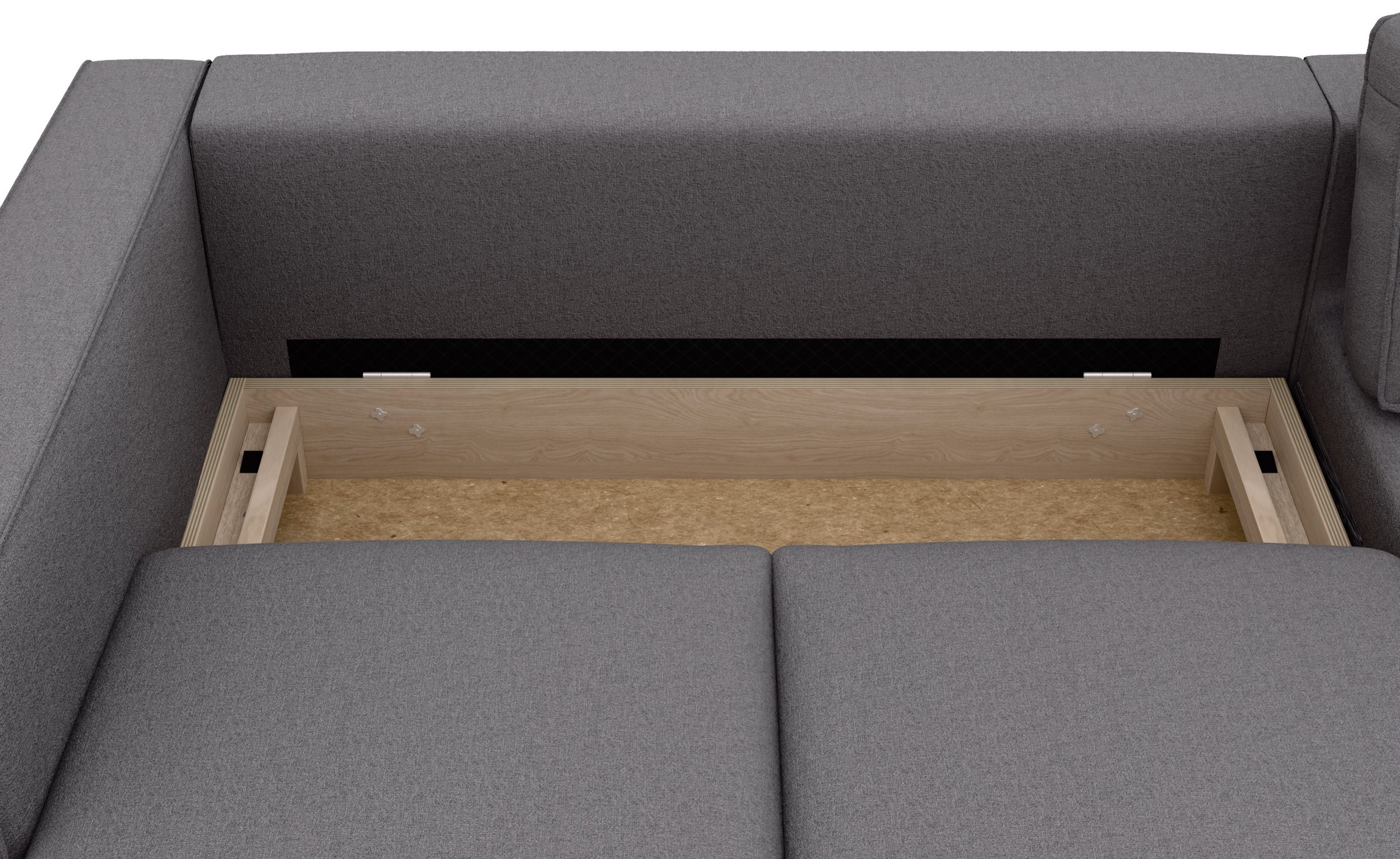 TRENDMANUFAKTUR Ecksofa »Watkins, Couch wahlweise mit Schlaffunktion & Bettkasten, auch in Cord«, Recamiere beidseitig montierbar, OTTOs Choice, Breite 232 cm
