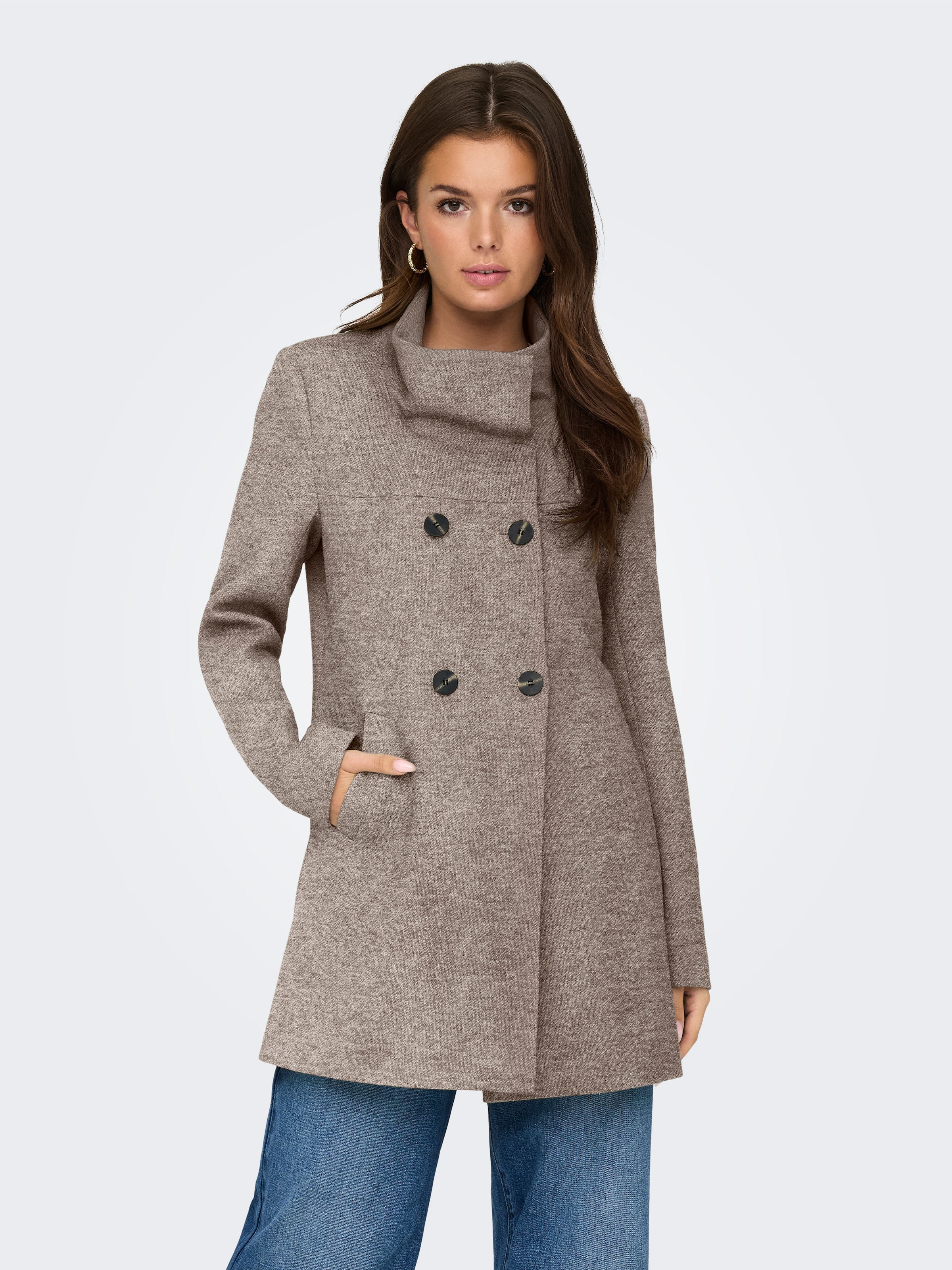 ONLY Kurzmantel "ONLSEDONA LIFE SOPHIA DB COAT CC OTW" günstig online kaufen