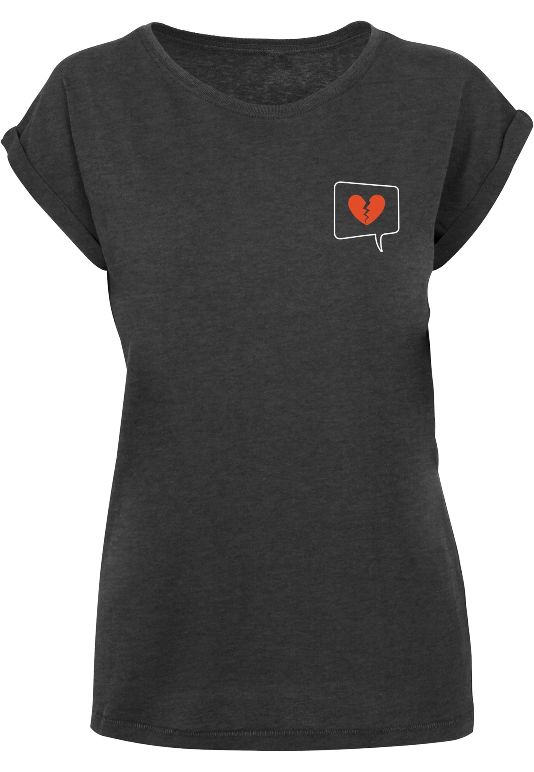 | Merchcode Shoulder Extended Tee«, X »Damen für T-Shirt Heartbreak tlg.) BAUR Ladies kaufen (1