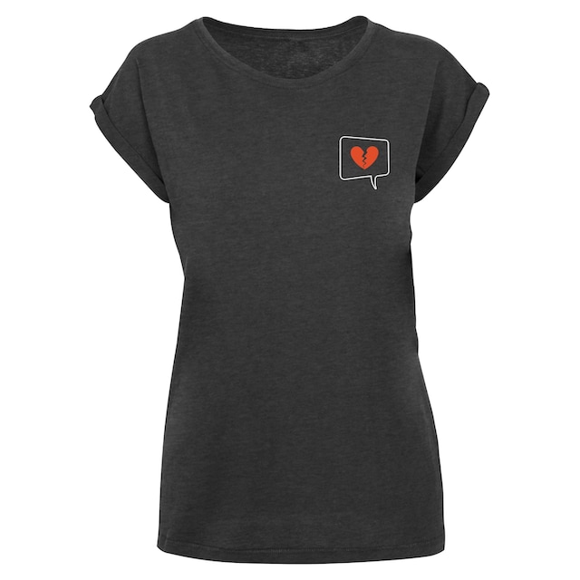 | für X Extended »Damen Heartbreak Tee«, Shoulder (1 tlg.) Ladies BAUR T-Shirt Merchcode kaufen
